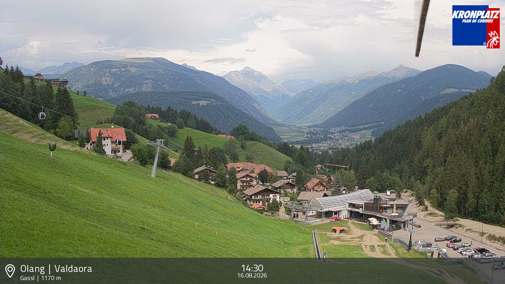 Archiv Foto Webcam Olang - Gassl, Ferienregion Kronplatz