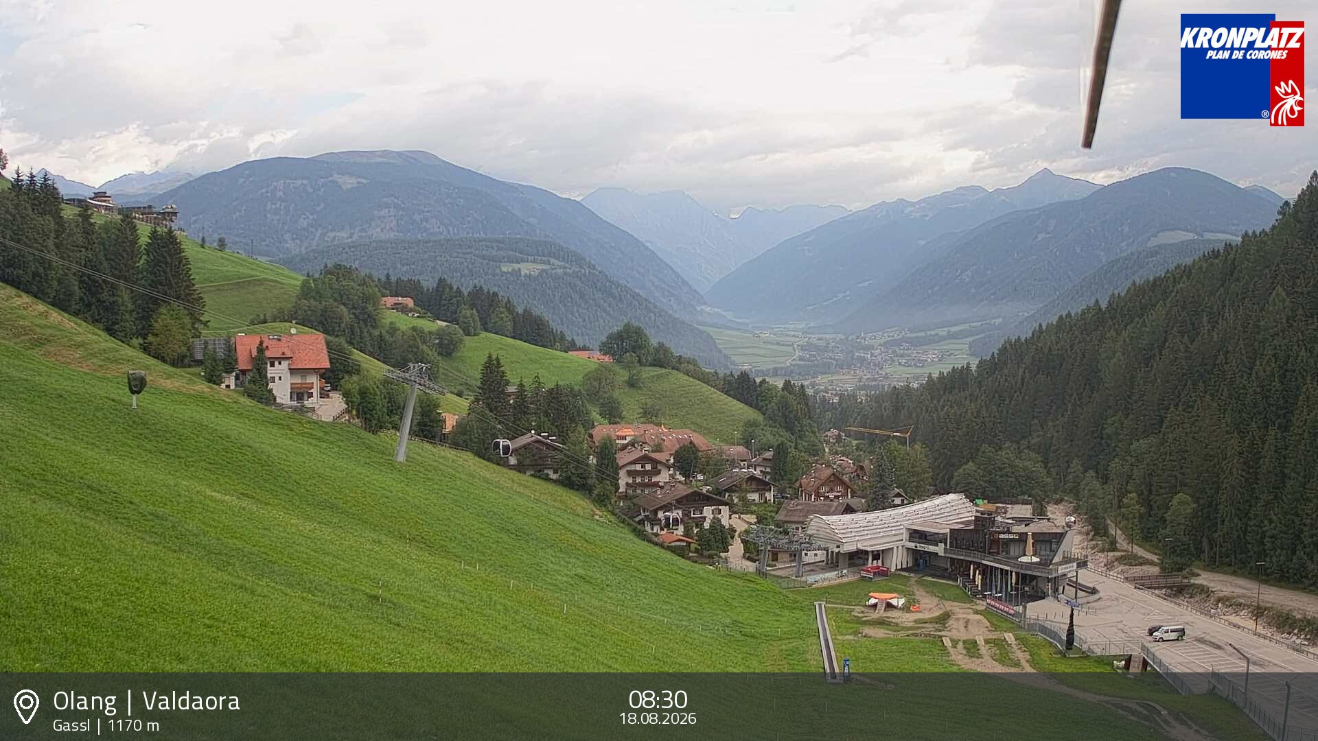 Archiv Foto Webcam Olang - Gassl, Ferienregion Kronplatz