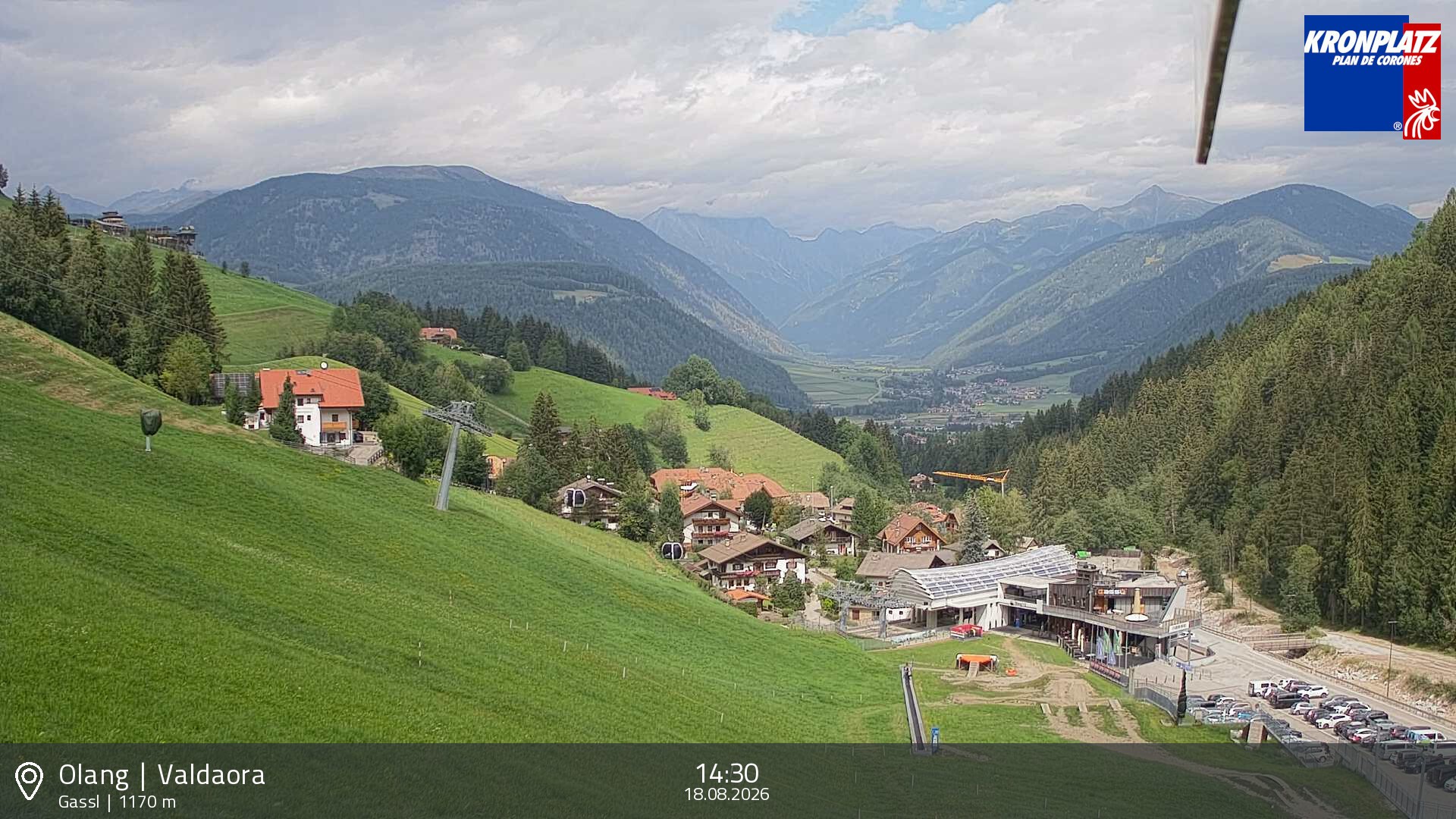 Archiv Foto Webcam Olang - Gassl, Ferienregion Kronplatz