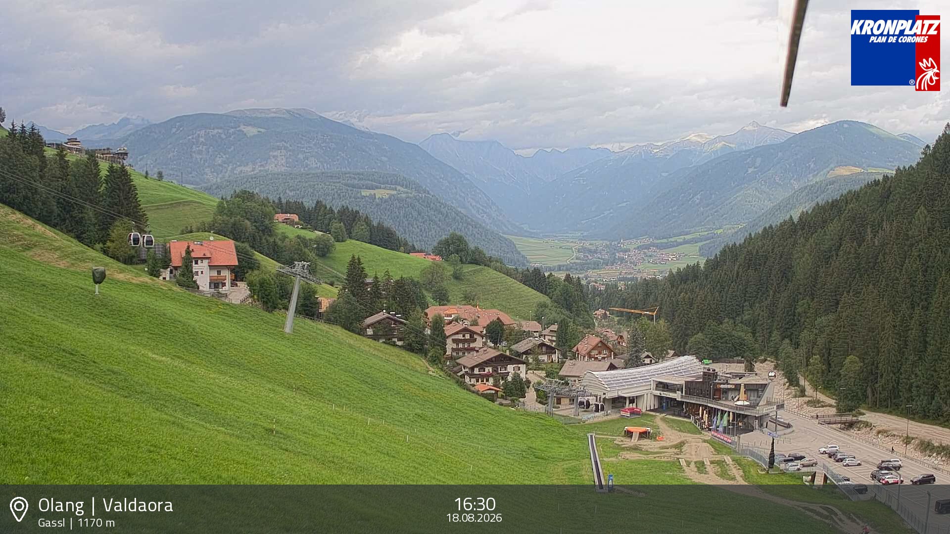Archiv Foto Webcam Olang - Gassl, Ferienregion Kronplatz