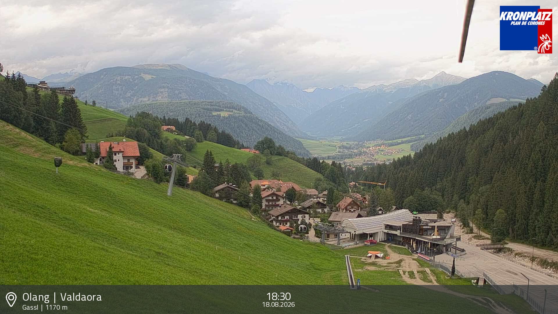 Archiv Foto Webcam Olang - Gassl, Ferienregion Kronplatz