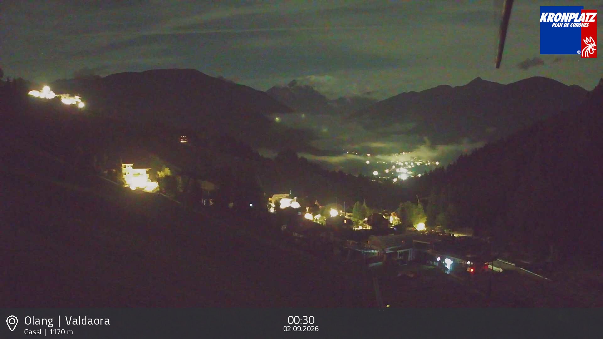 Archived image Webcam Base station Gassl, Plan de Corones