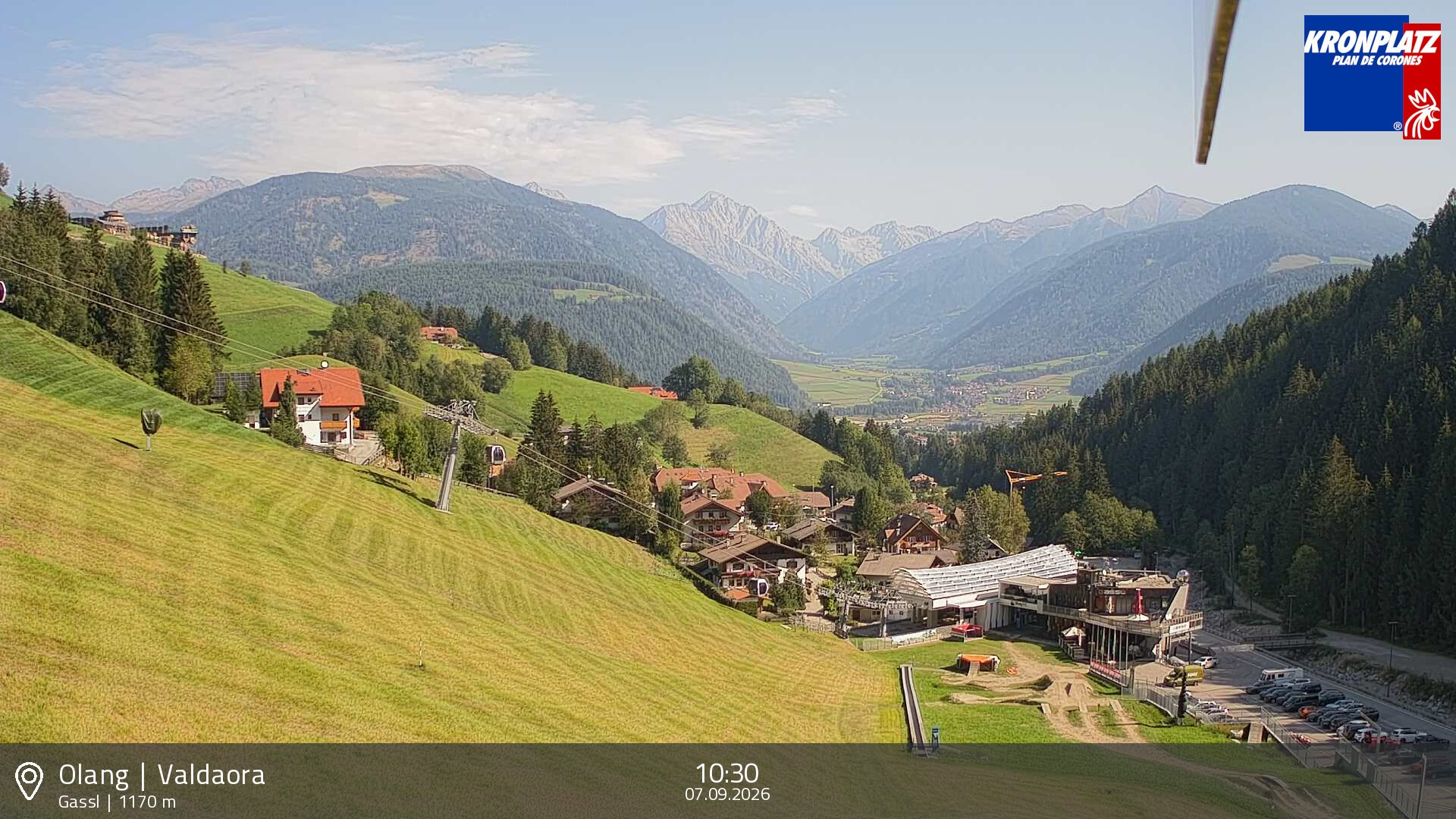 Archiv Foto Webcam Olang - Gassl, Ferienregion Kronplatz