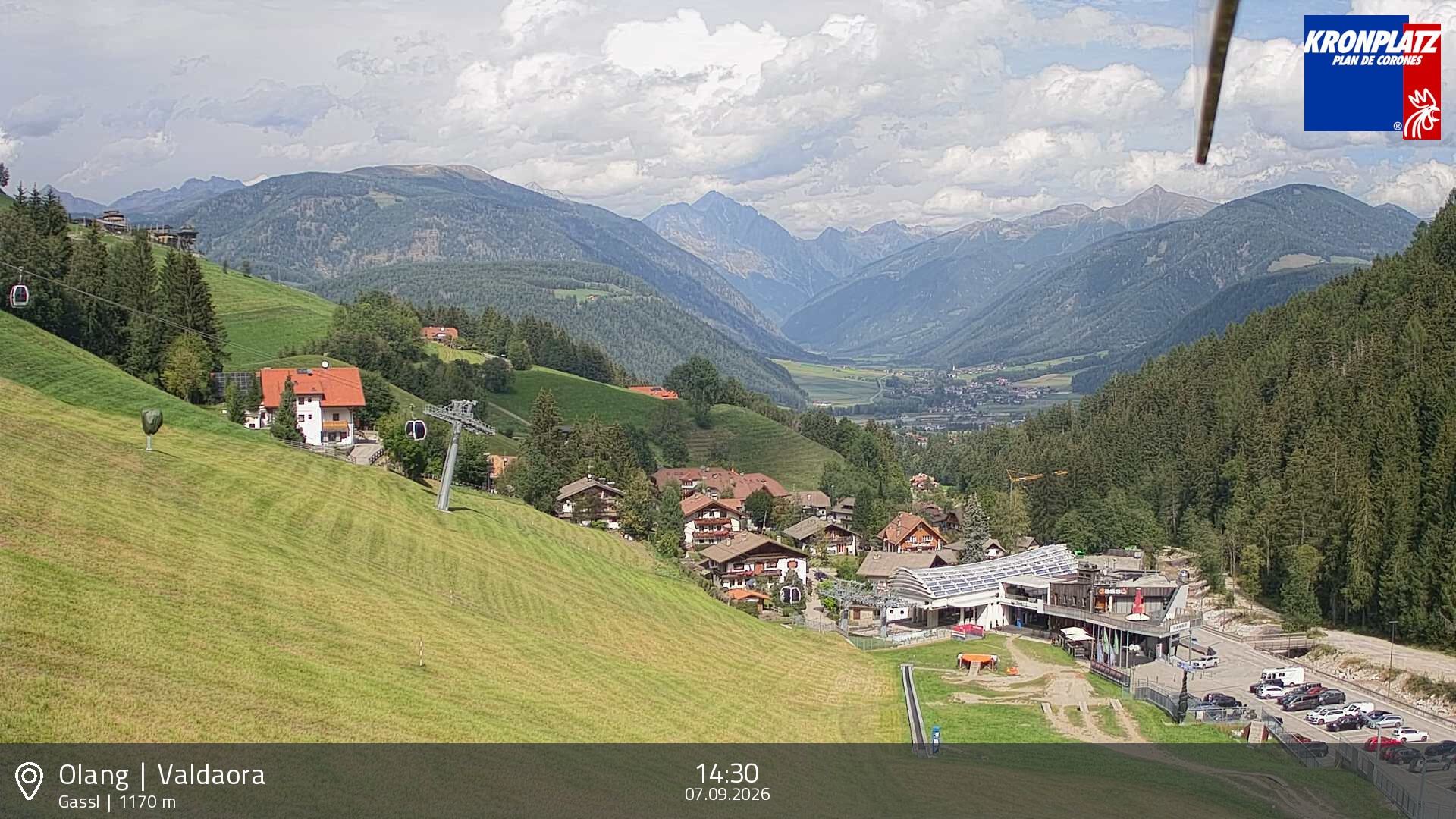 Archiv Foto Webcam Olang - Gassl, Ferienregion Kronplatz