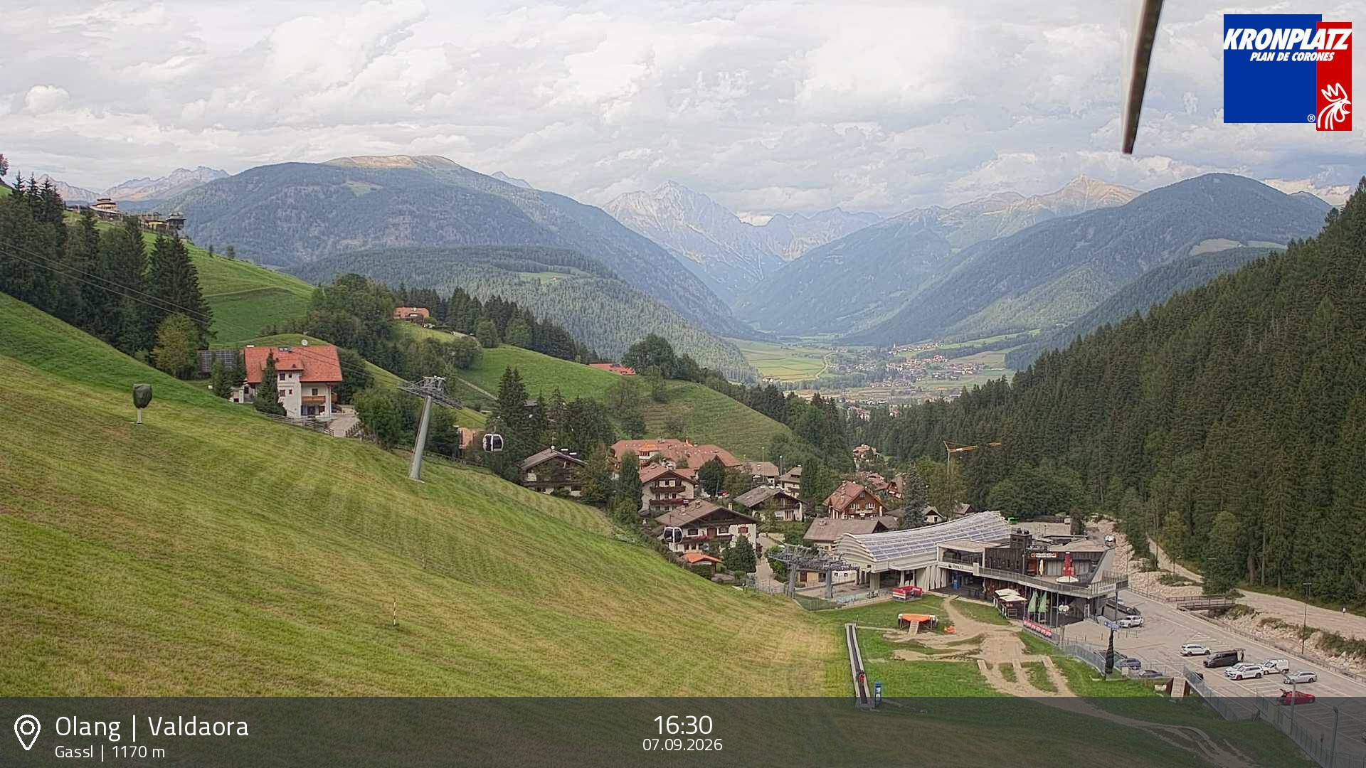Archiv Foto Webcam Olang - Gassl, Ferienregion Kronplatz