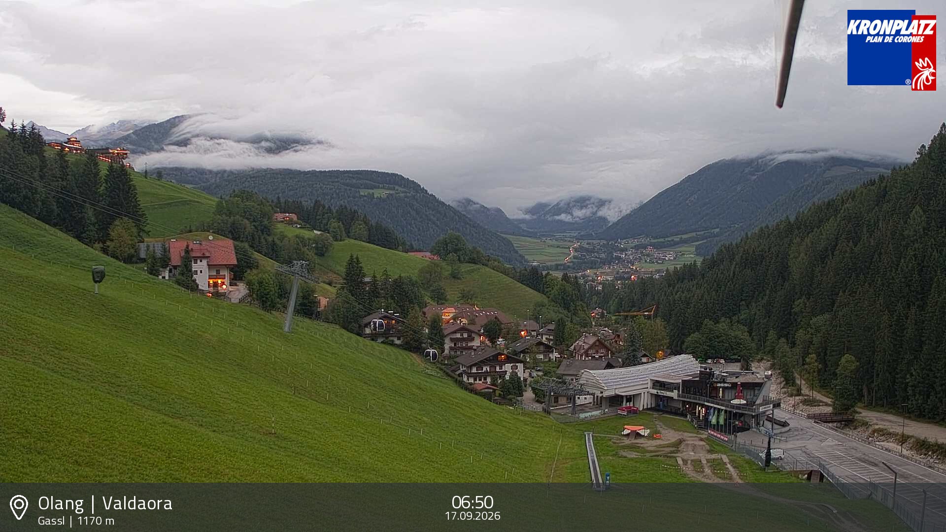 Archiv Foto Webcam Olang - Gassl, Ferienregion Kronplatz