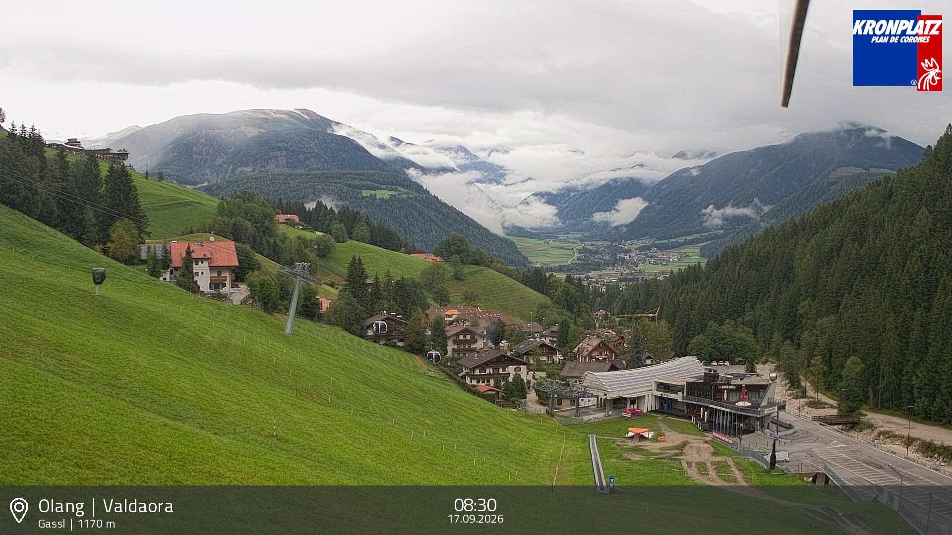 Archiv Foto Webcam Olang - Gassl, Ferienregion Kronplatz