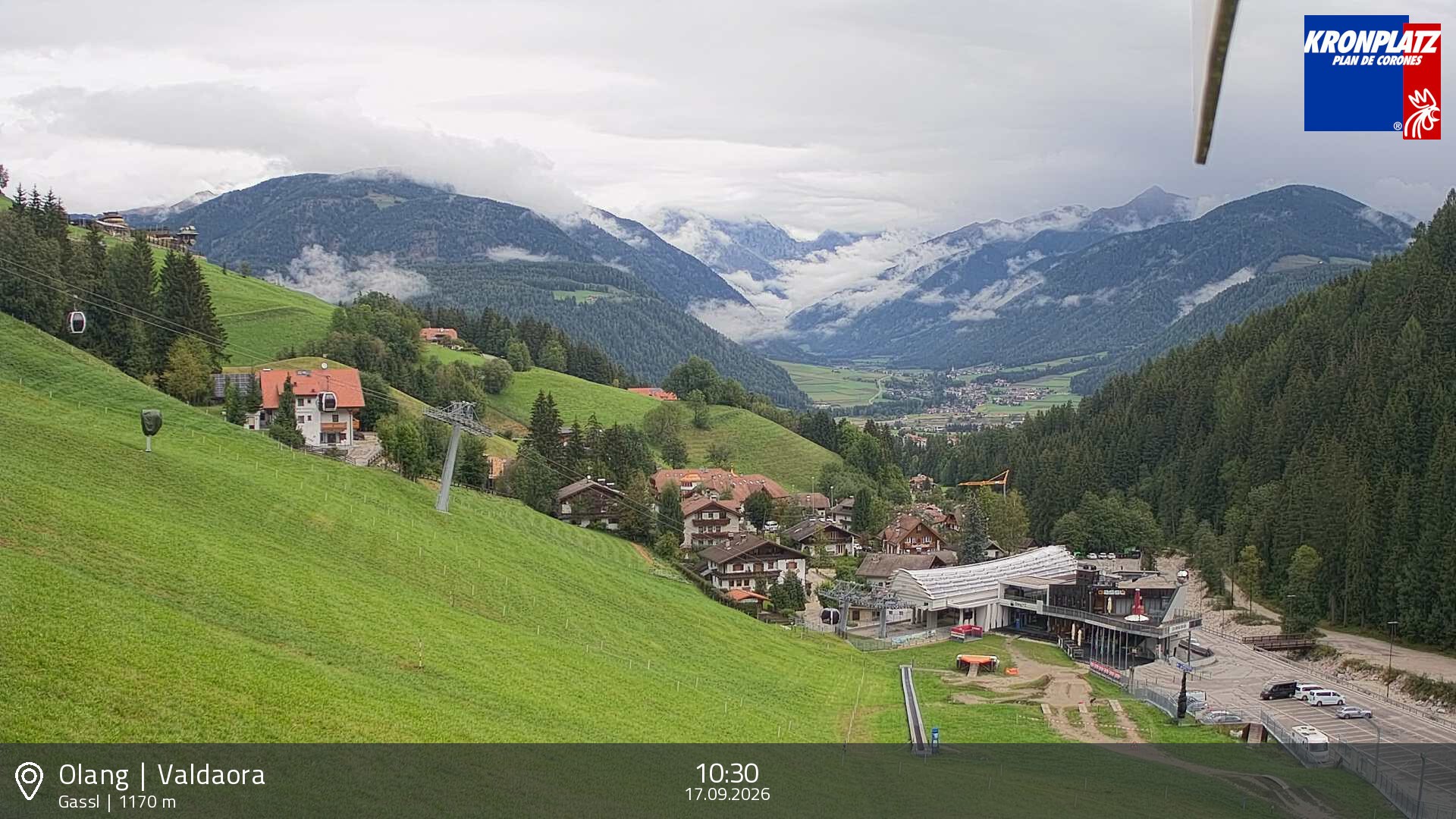 Archiv Foto Webcam Olang - Gassl, Ferienregion Kronplatz