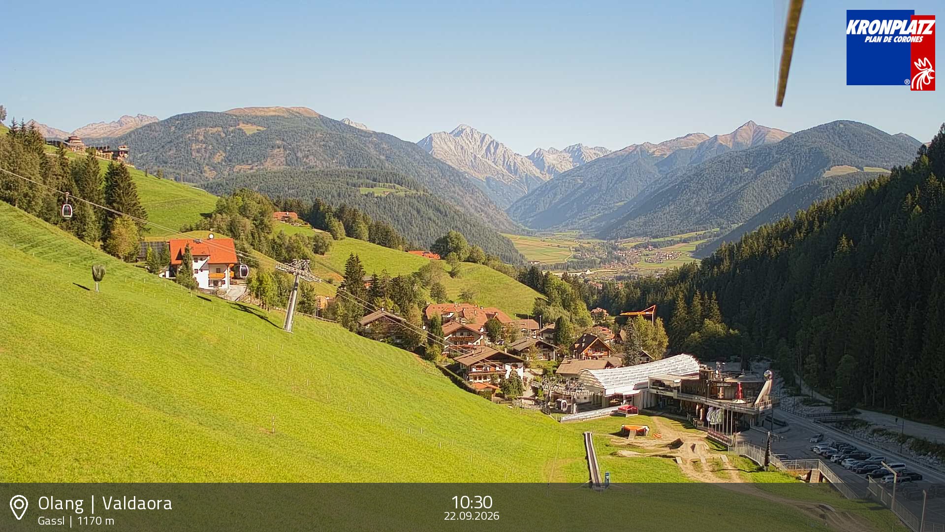 Archiv Foto Webcam Olang - Gassl, Ferienregion Kronplatz