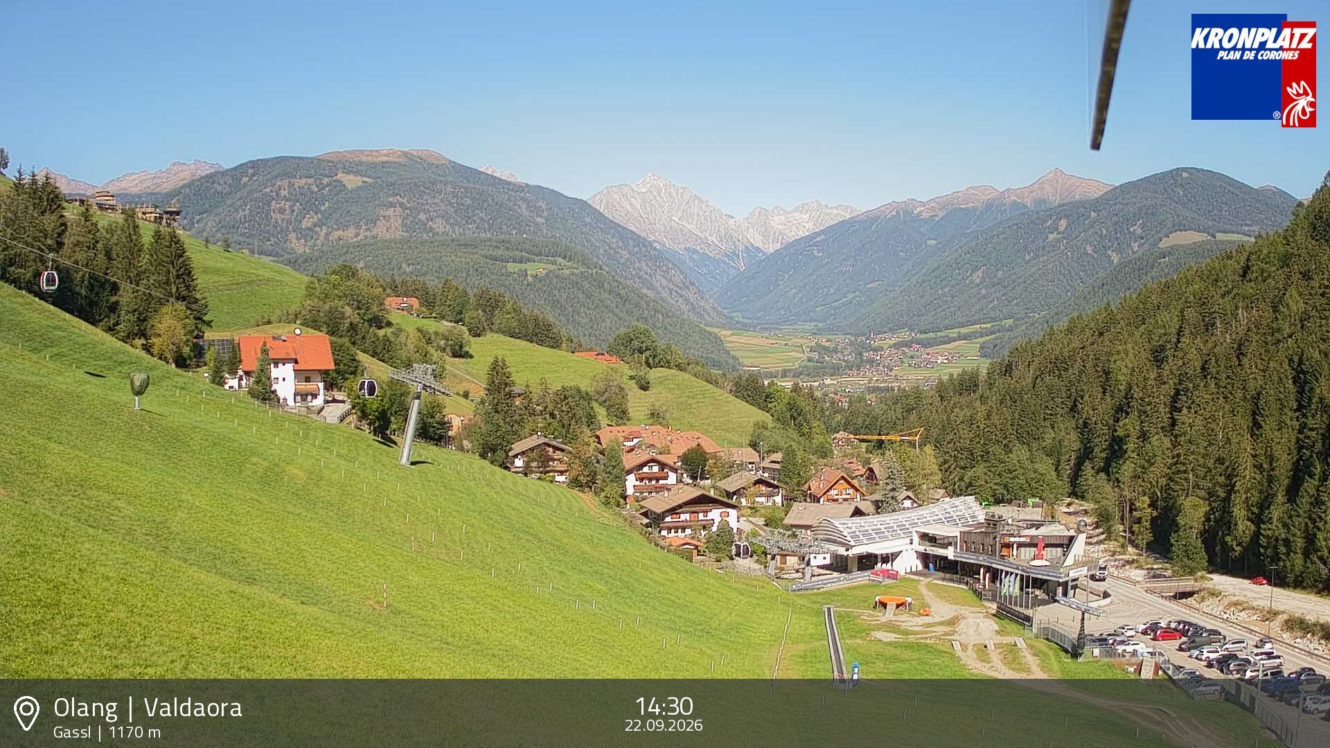 Archiv Foto Webcam Olang - Gassl, Ferienregion Kronplatz