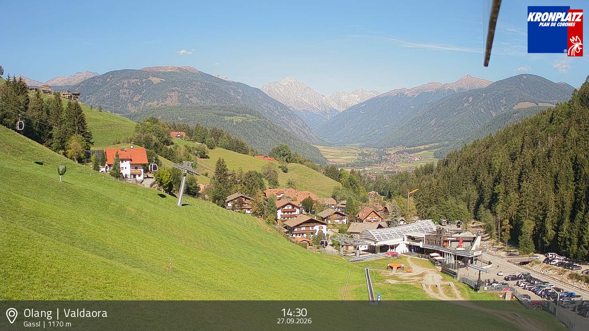 Archiv Foto Webcam Olang - Gassl, Ferienregion Kronplatz