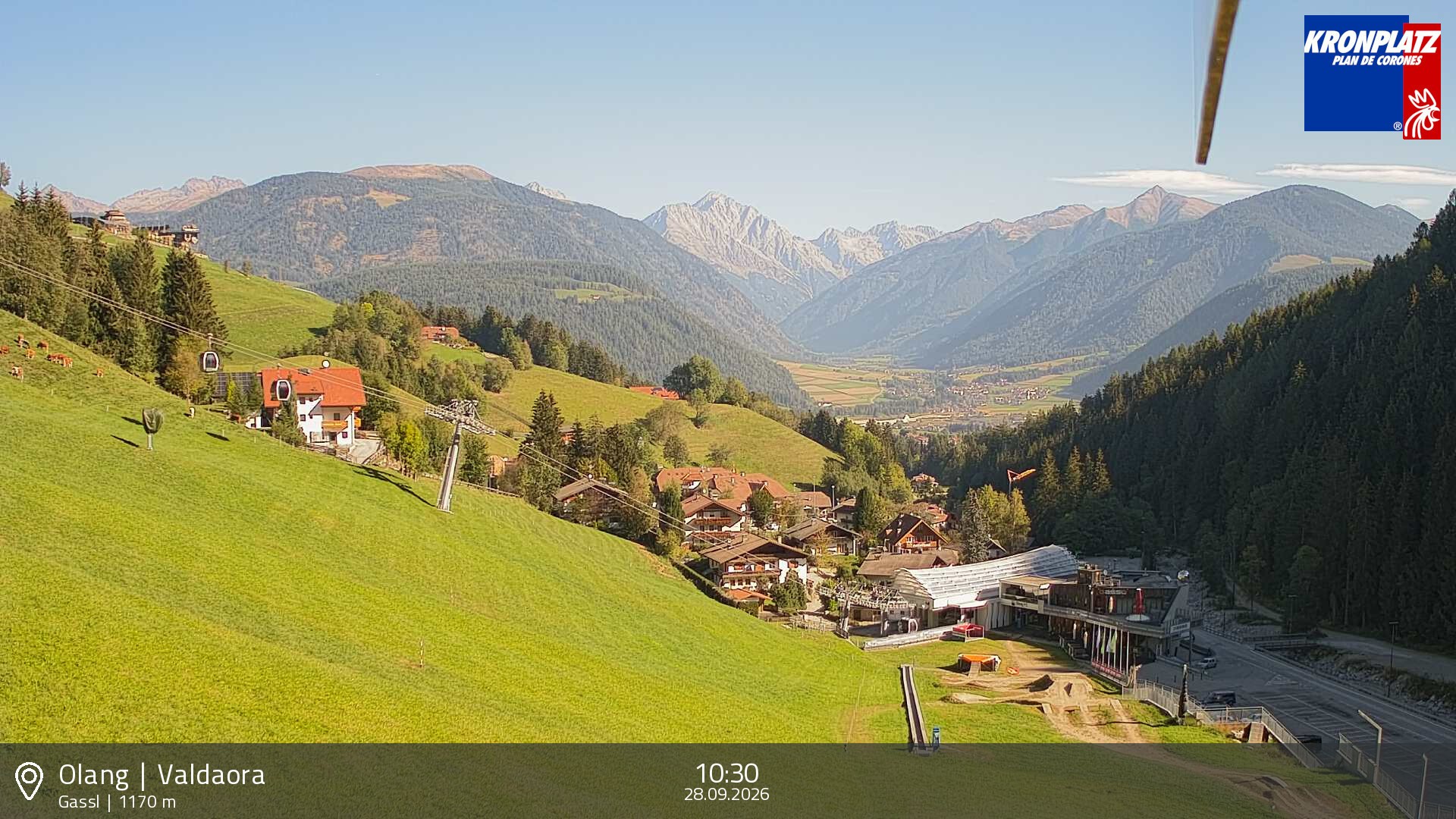 Archiv Foto Webcam Olang - Gassl, Ferienregion Kronplatz