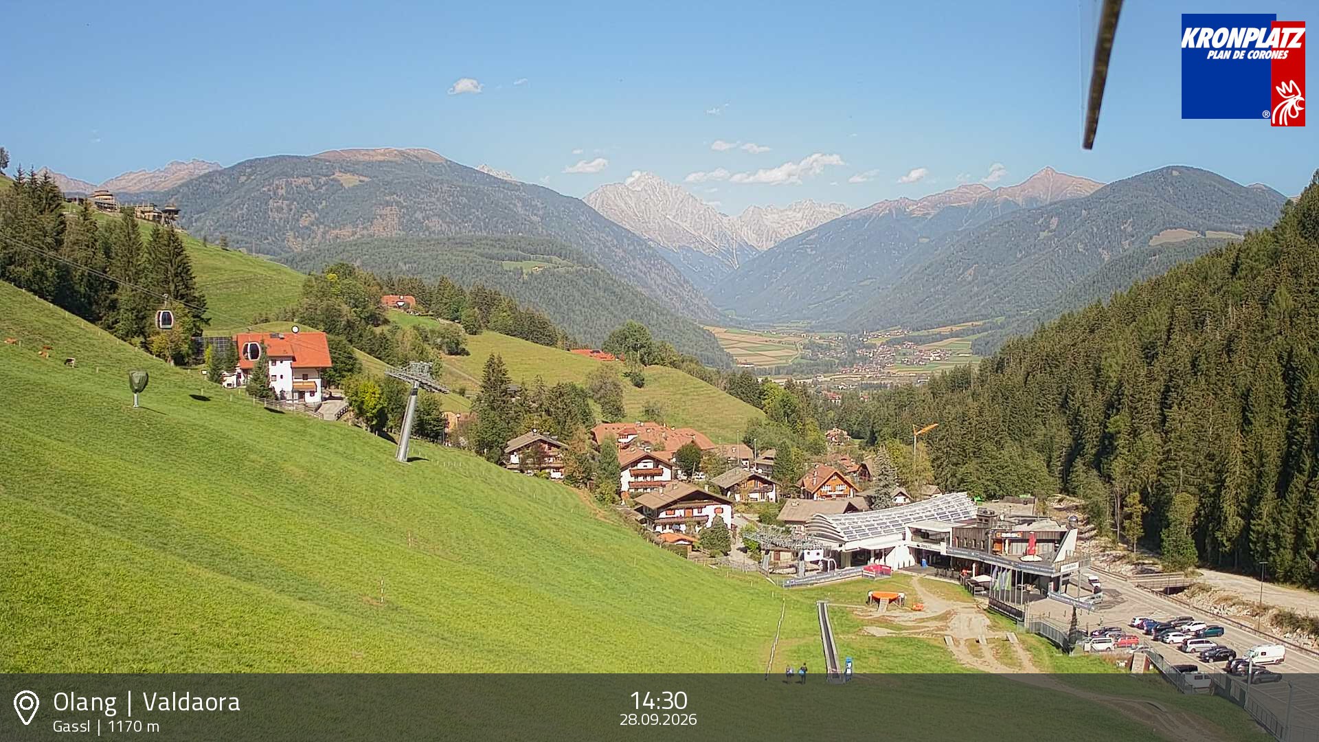 Archiv Foto Webcam Olang - Gassl, Ferienregion Kronplatz