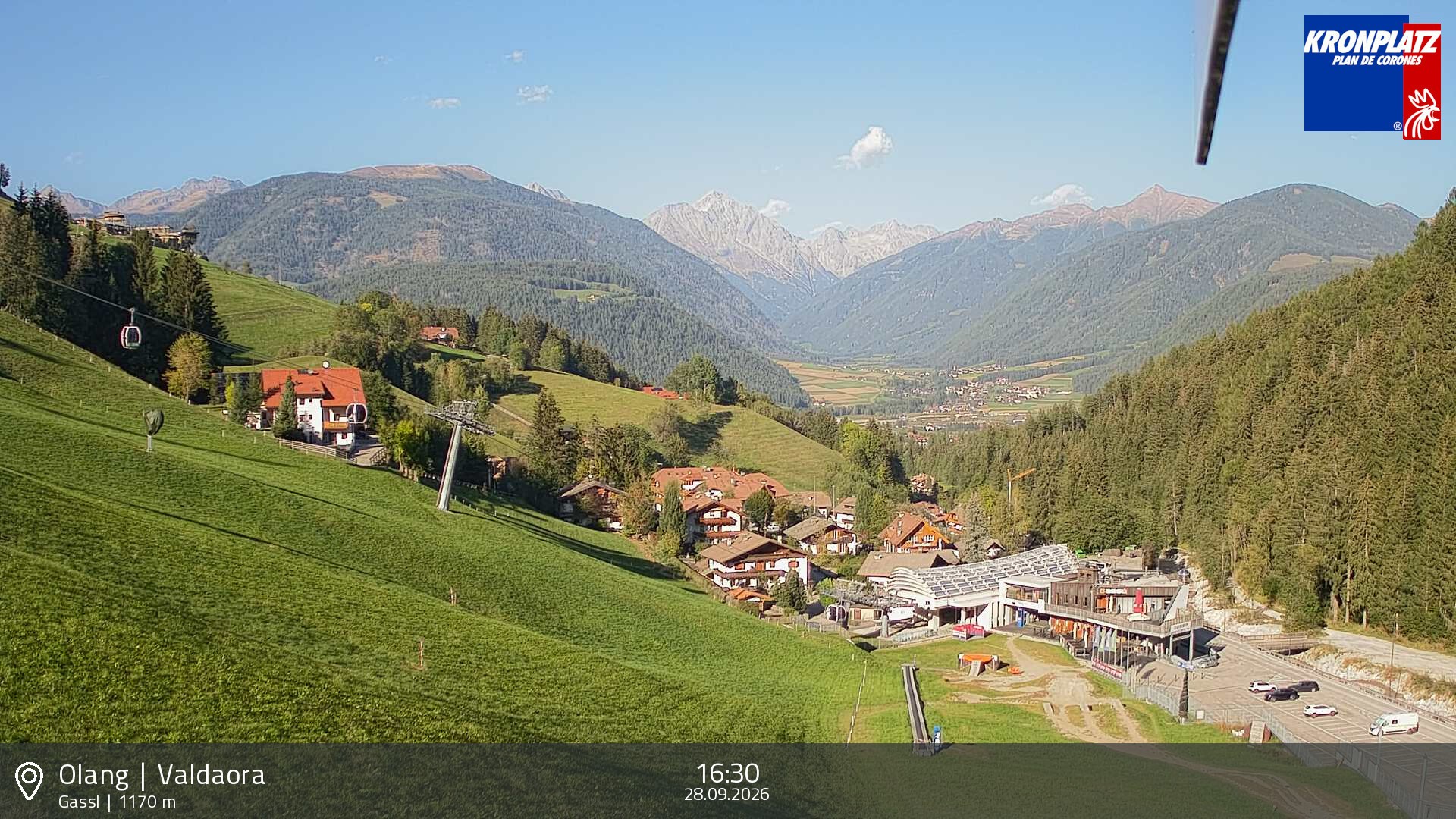 Archiv Foto Webcam Olang - Gassl, Ferienregion Kronplatz