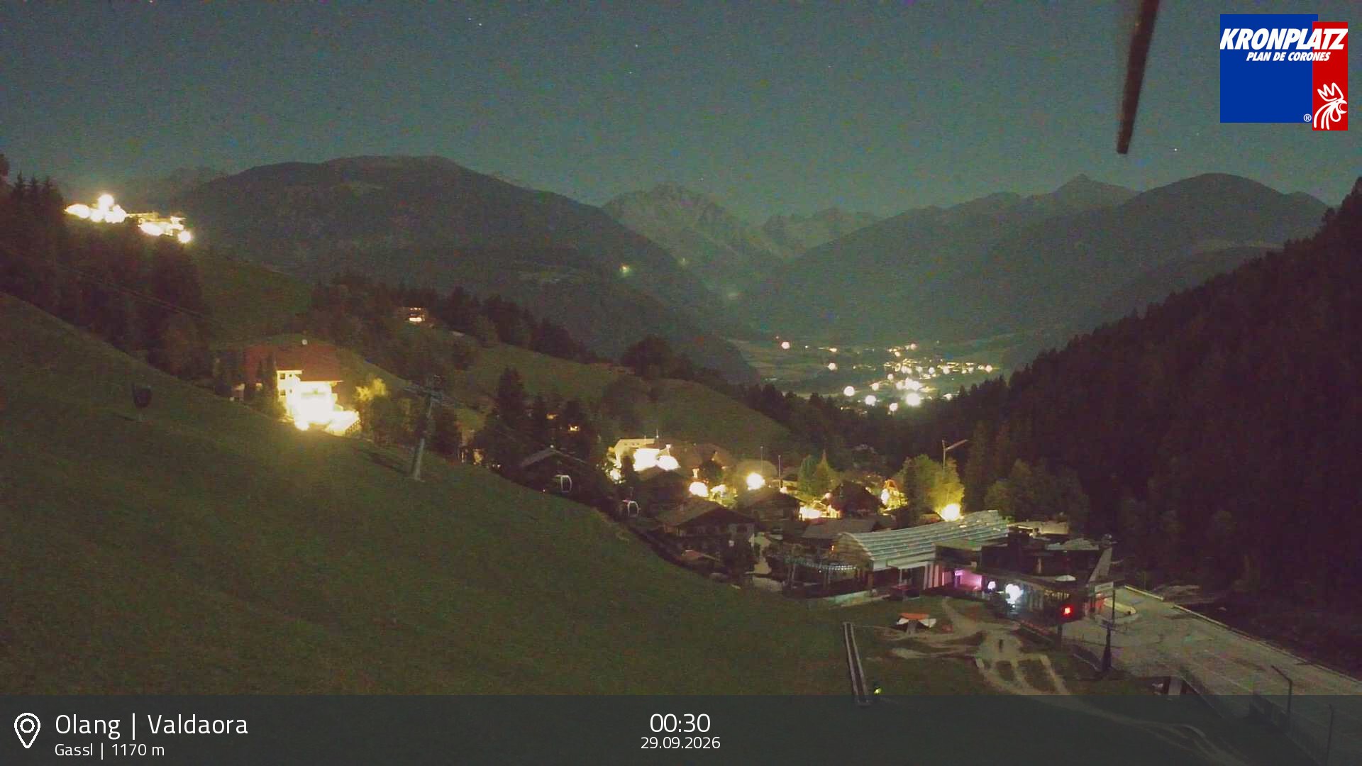 Archived image Webcam Base station Gassl, Plan de Corones