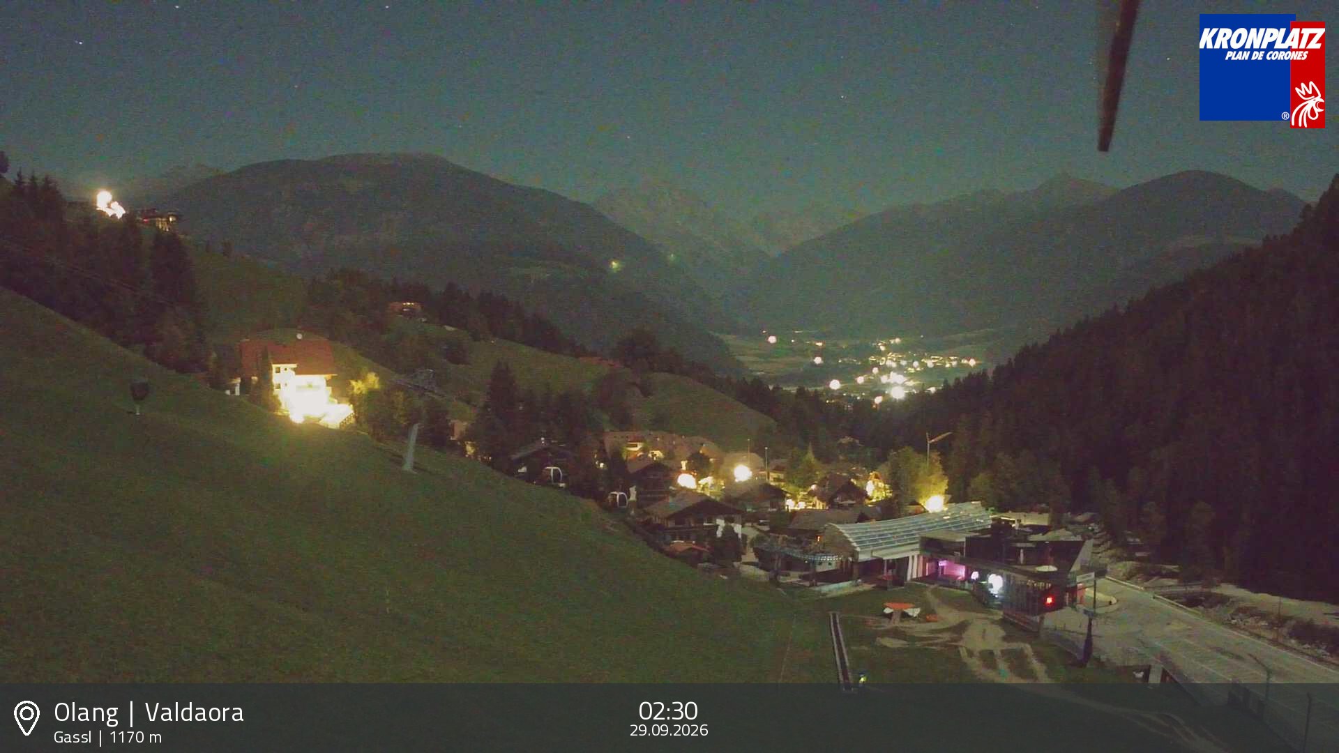 Archived image Webcam Base station Gassl, Plan de Corones