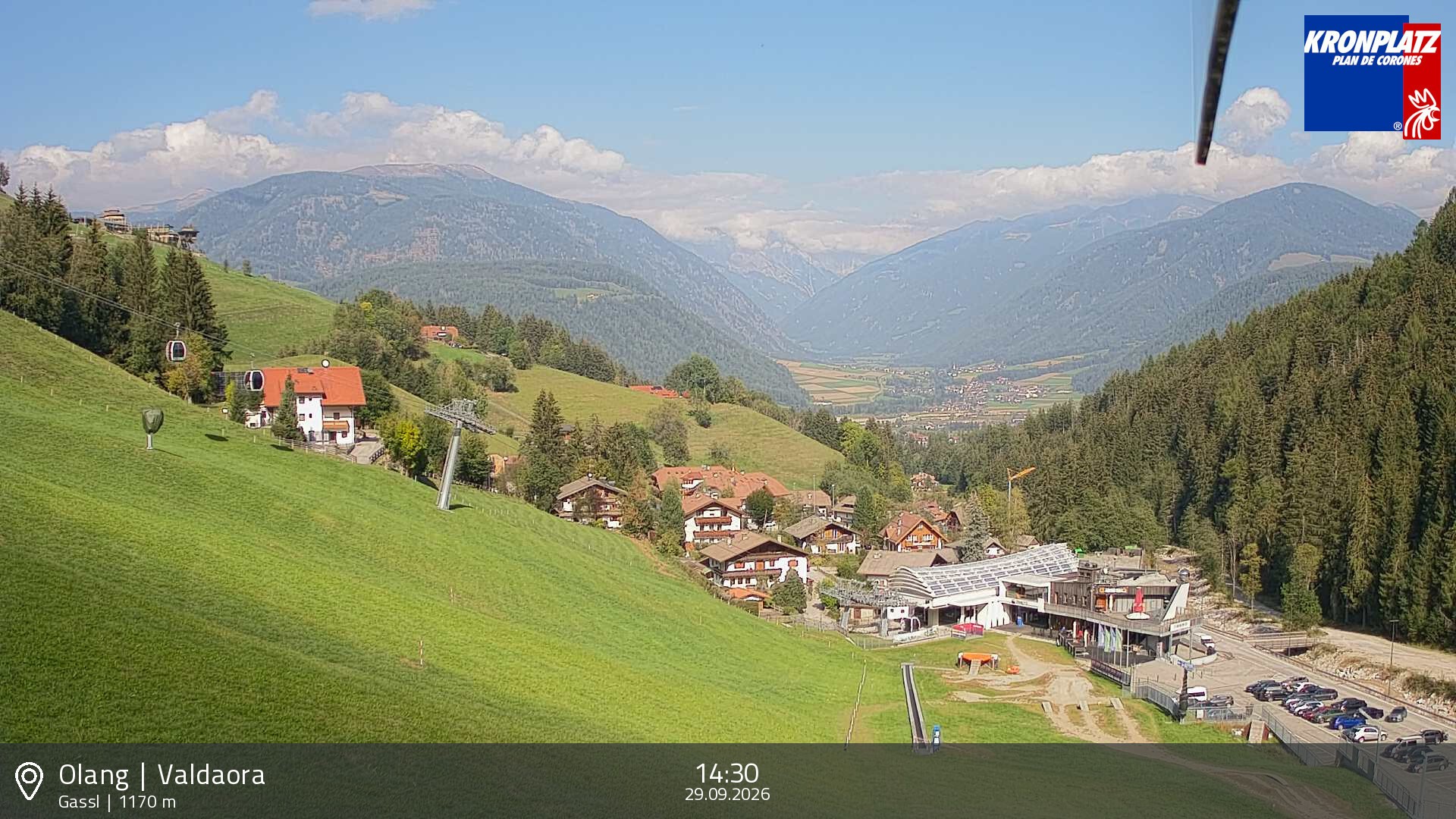 Archiv Foto Webcam Olang - Gassl, Ferienregion Kronplatz