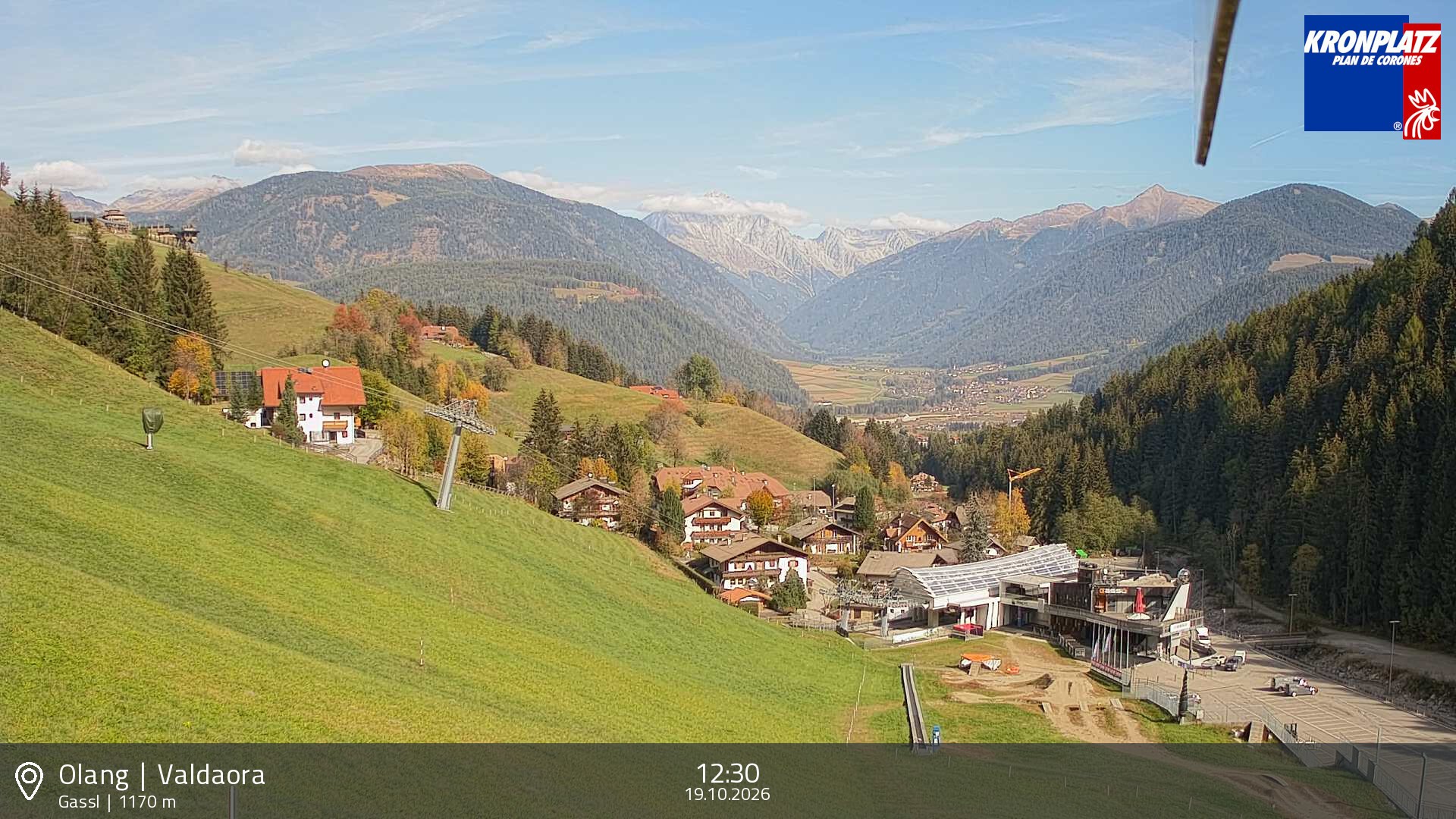 Archiv Foto Webcam Olang - Gassl, Ferienregion Kronplatz
