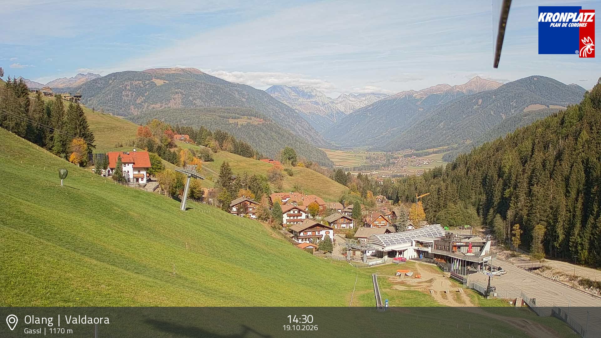 Archiv Foto Webcam Olang - Gassl, Ferienregion Kronplatz