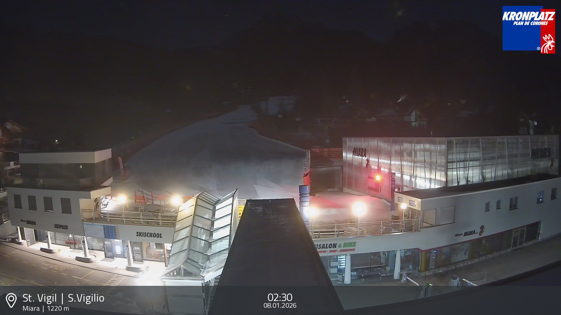 Archiv Foto Webcam Talstation Miara, Kronplatz