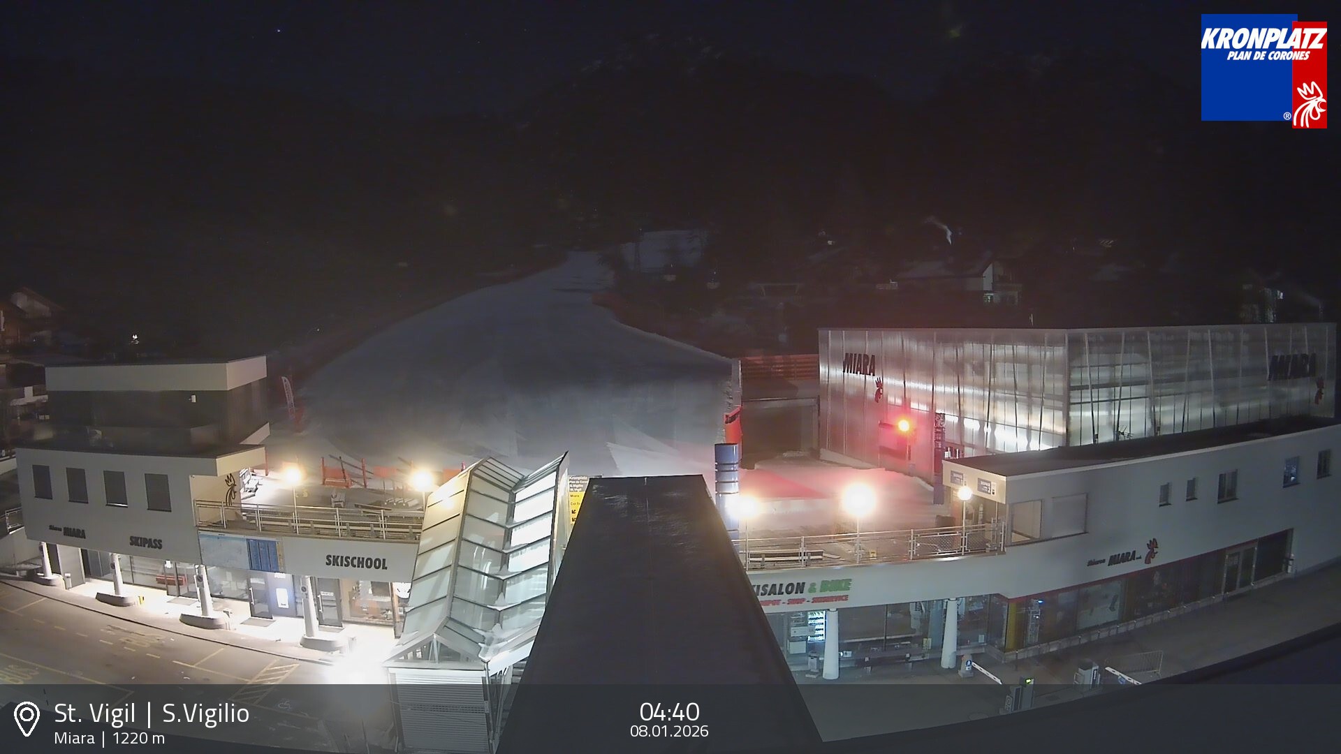 Archiv Foto Webcam Talstation Miara, Kronplatz