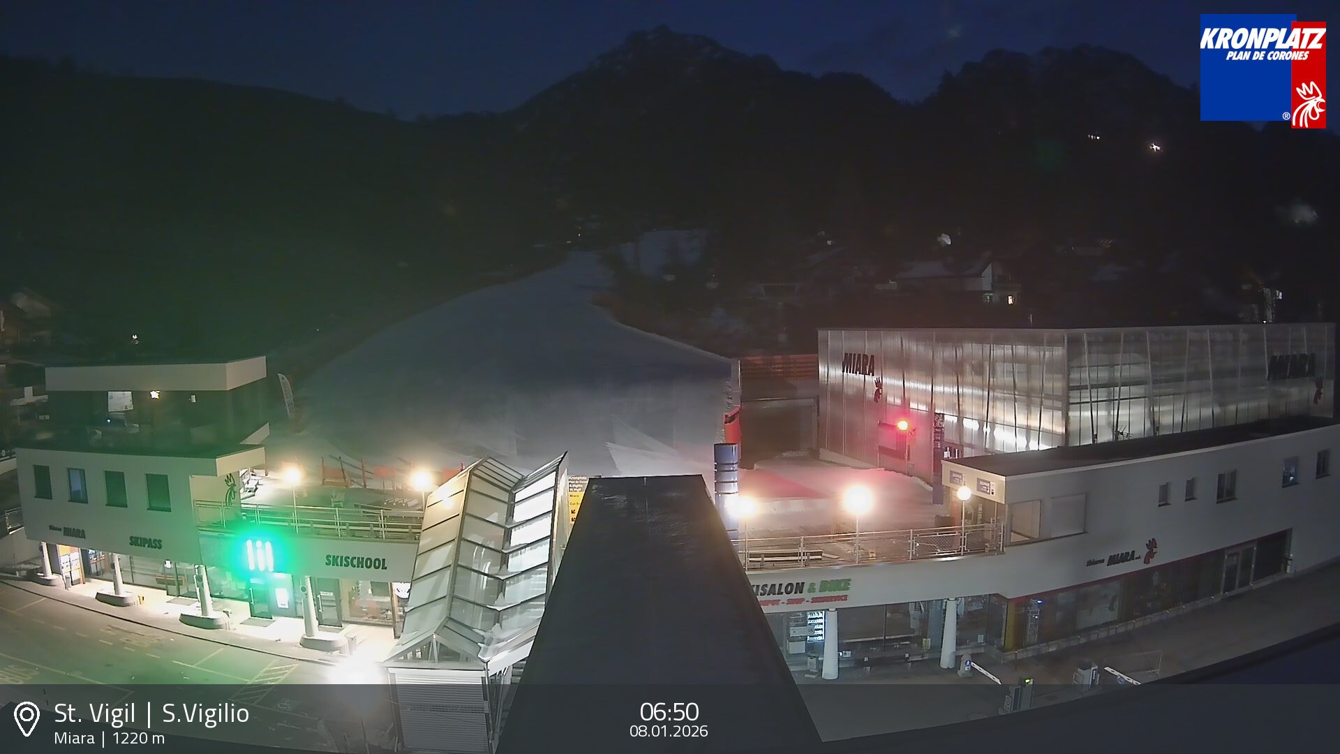 Archiv Foto Webcam Talstation Miara, Kronplatz