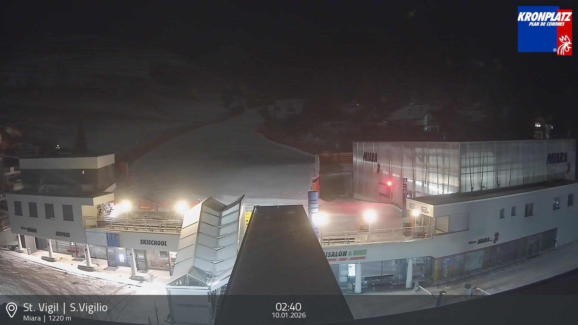 Archiv Foto Webcam Talstation Miara, Kronplatz