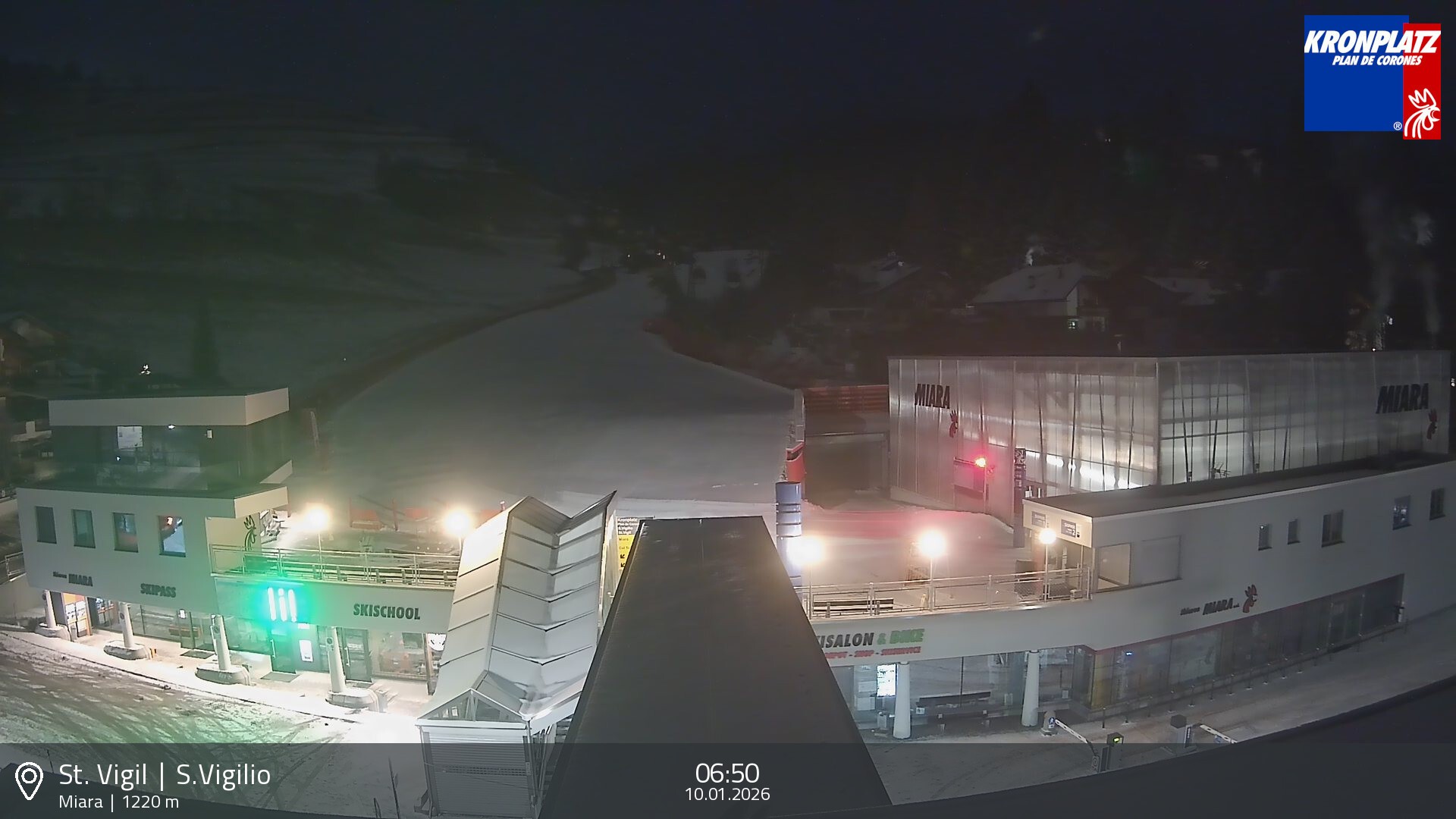 Archiv Foto Webcam Talstation Miara, Kronplatz