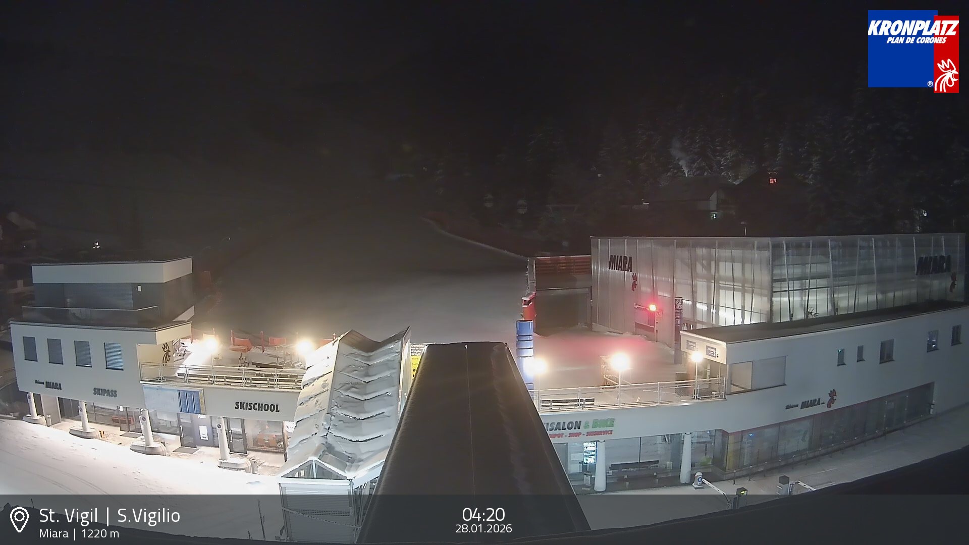 Archiv Foto Webcam Talstation Miara, Kronplatz