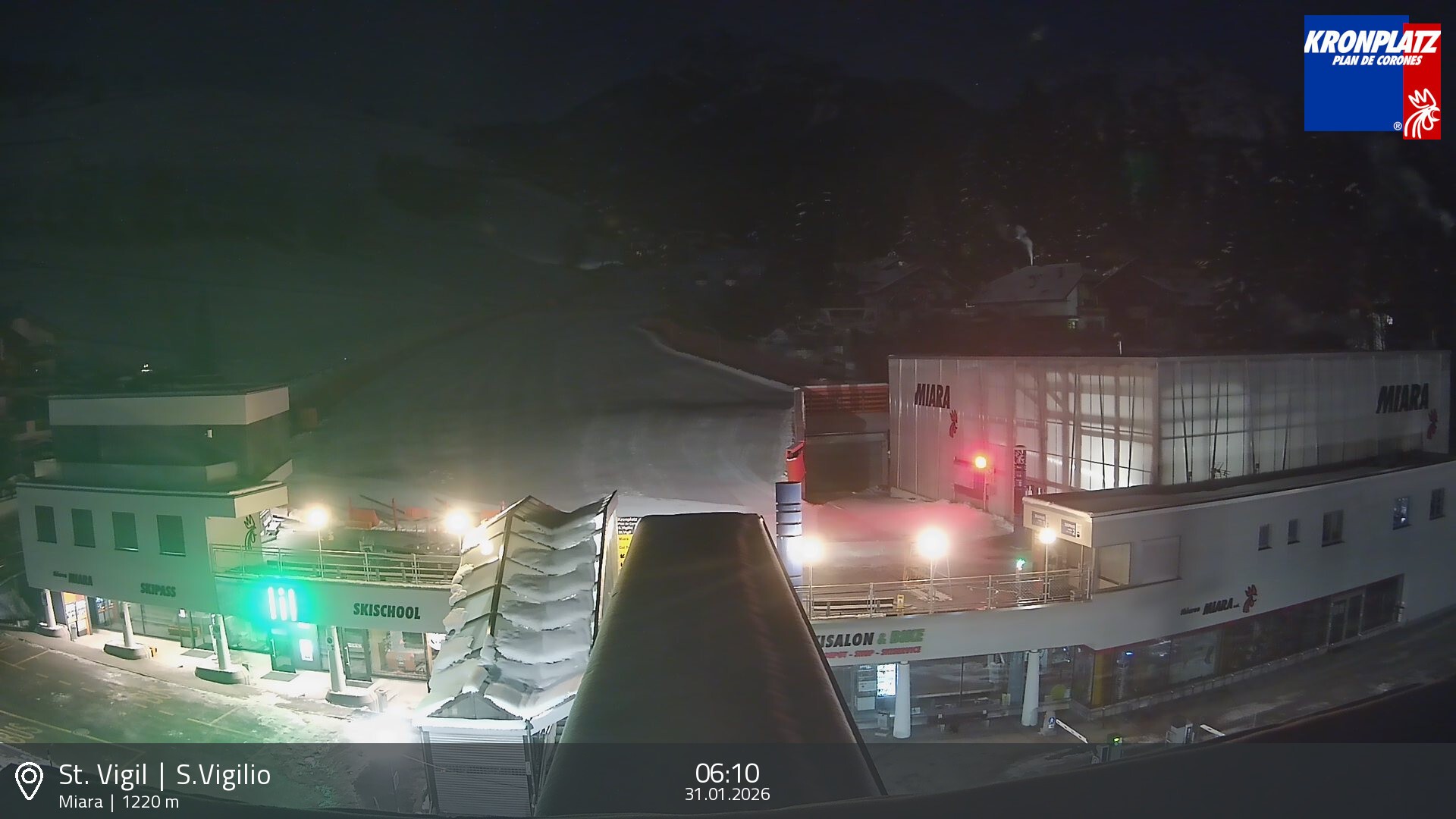 Archiv Foto Webcam Talstation Miara, Kronplatz