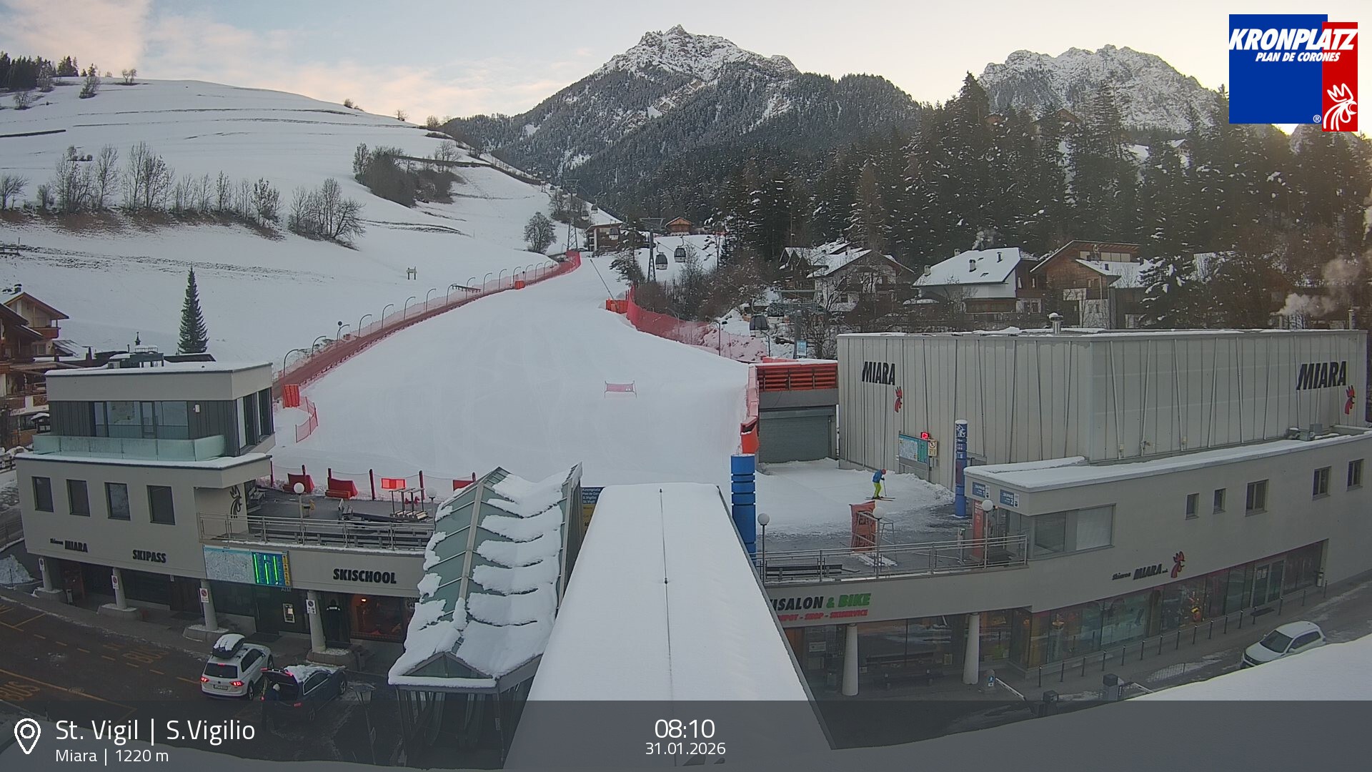 Archiv Foto Webcam Talstation Miara, Kronplatz