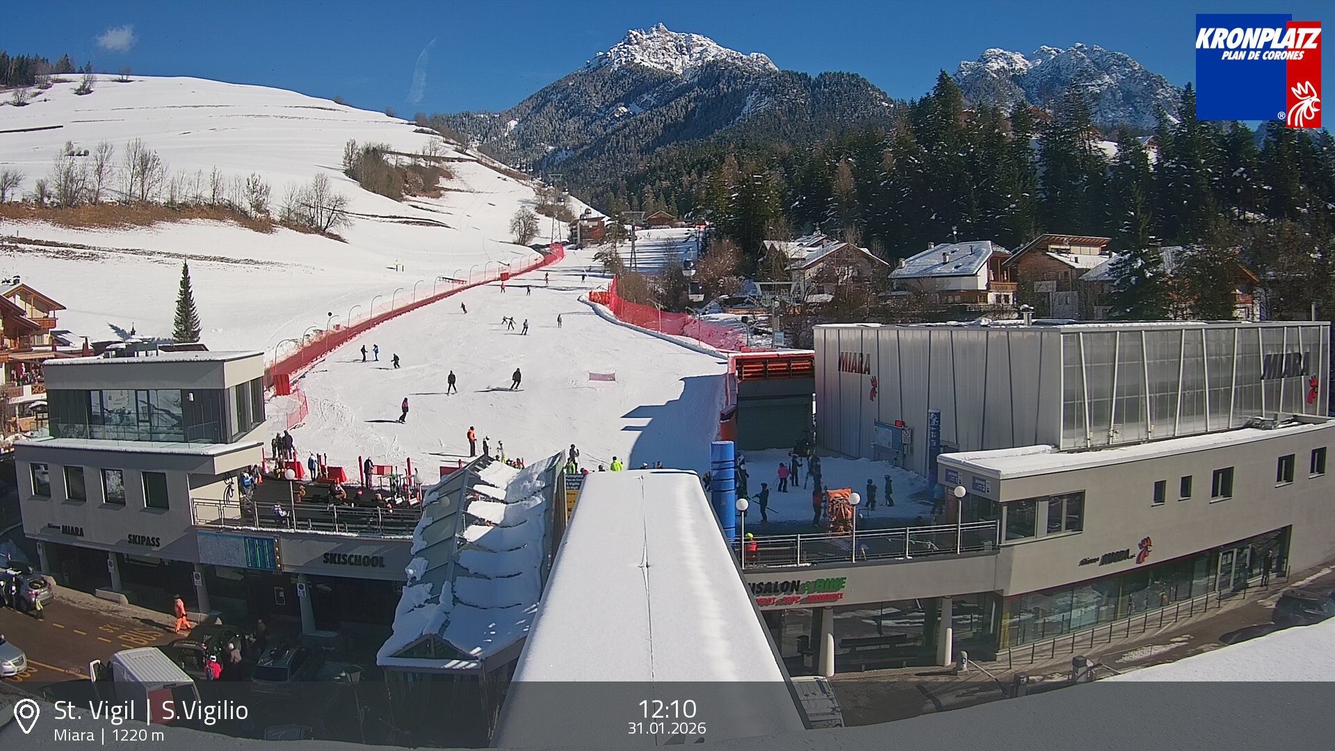 Archiv Foto Webcam Talstation Miara, Kronplatz