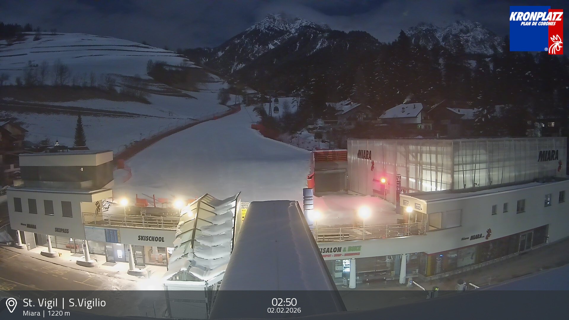Archiv Foto Webcam Talstation Miara, Kronplatz
