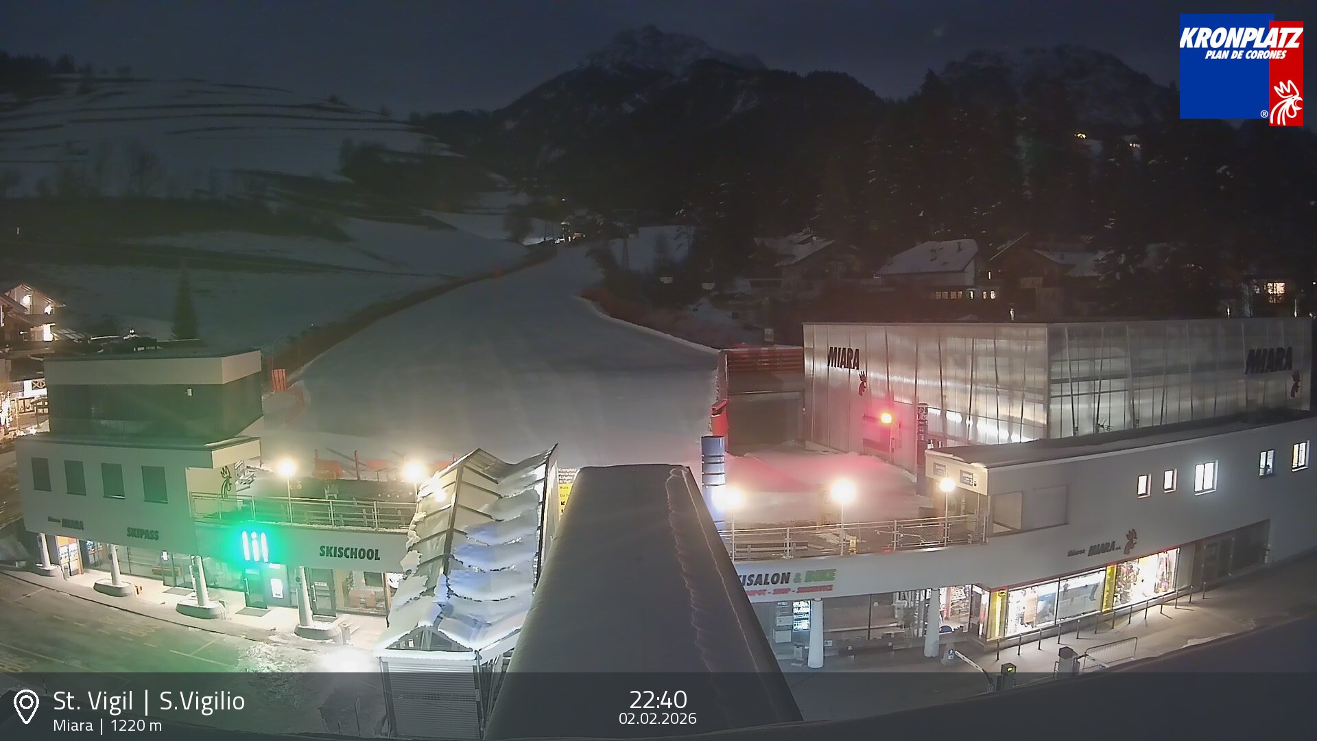 Archiv Foto Webcam Talstation Miara, Kronplatz