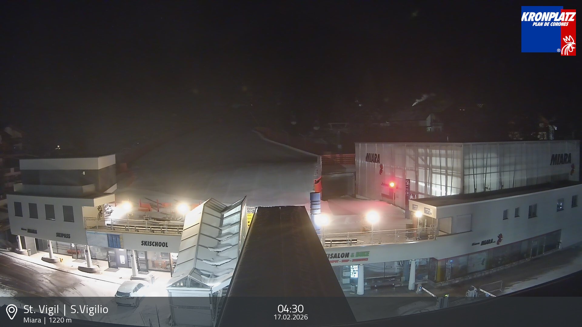 Archiv Foto Webcam Talstation Miara, Kronplatz