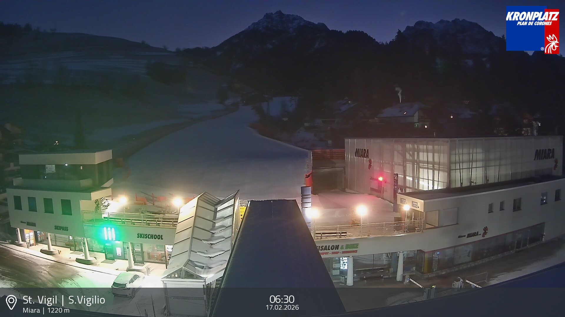 Archiv Foto Webcam Talstation Miara, Kronplatz