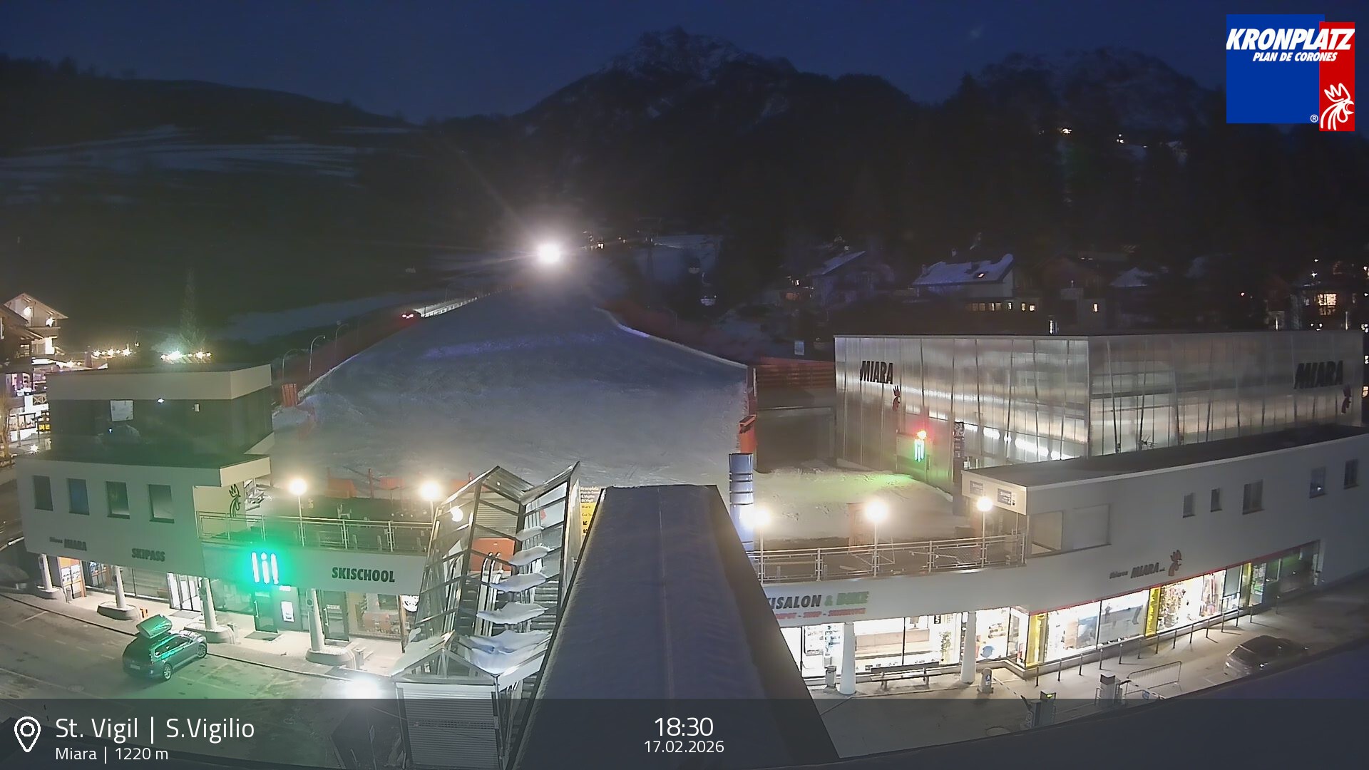 Archiv Foto Webcam Talstation Miara, Kronplatz