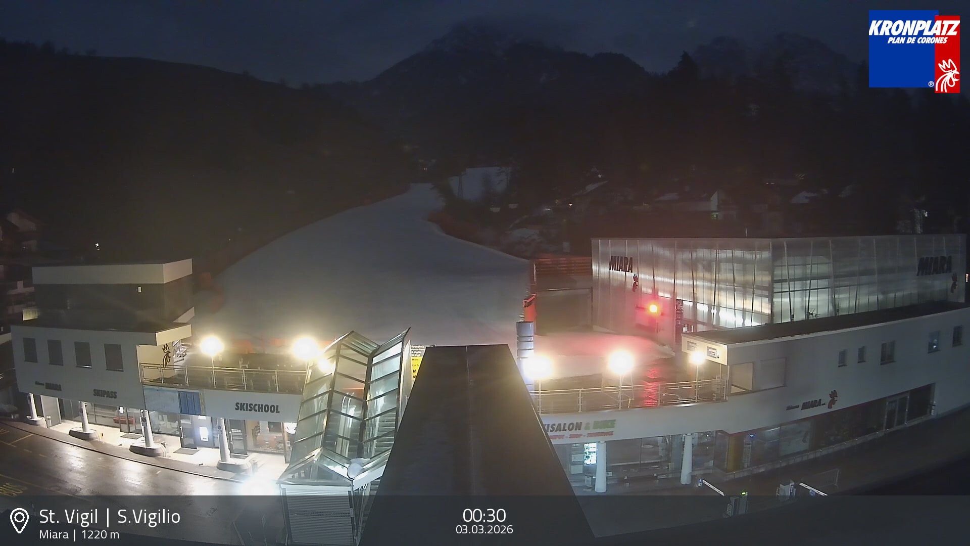 Archiv Foto Webcam Talstation Miara, Kronplatz