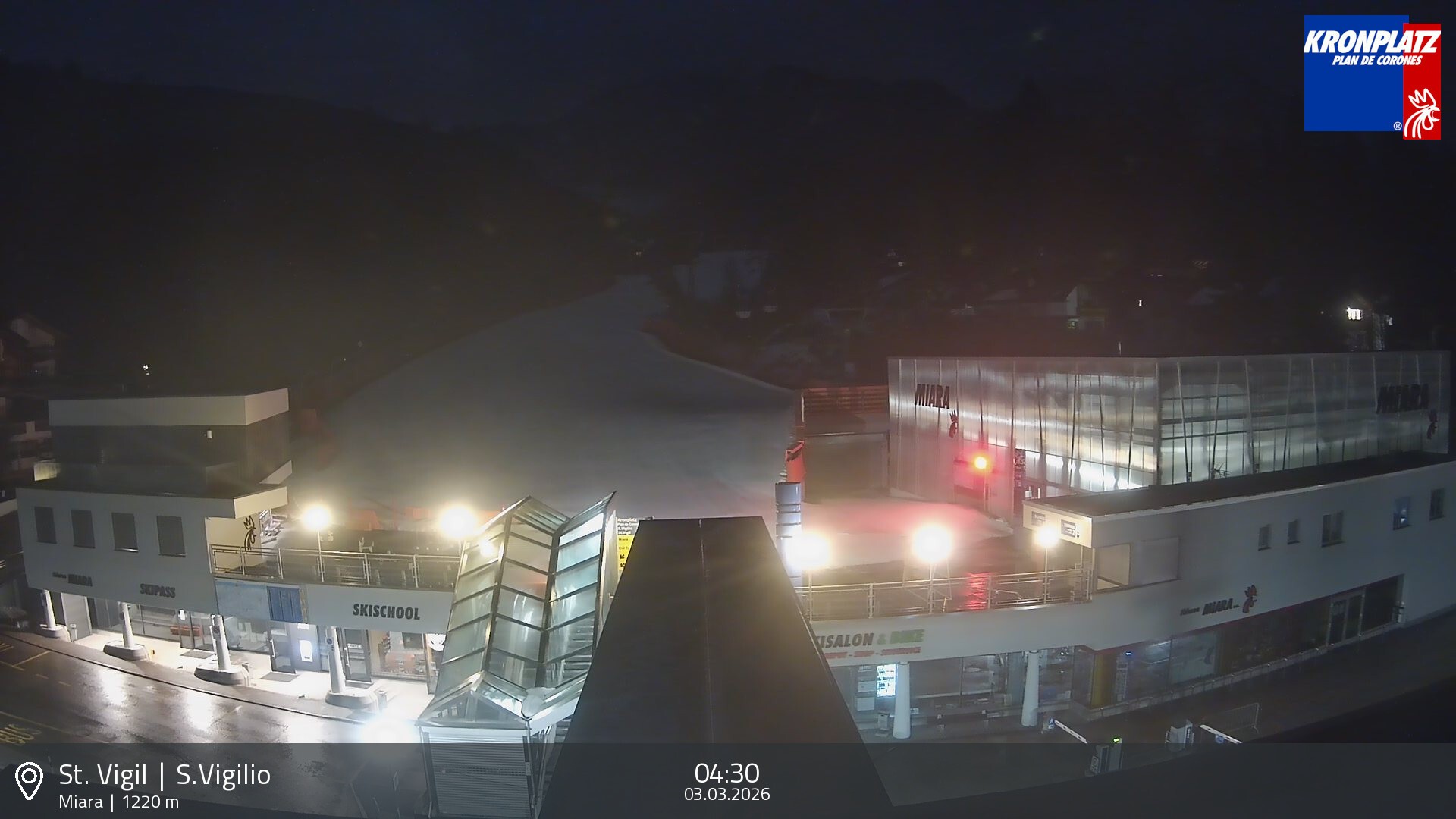 Archiv Foto Webcam Talstation Miara, Kronplatz