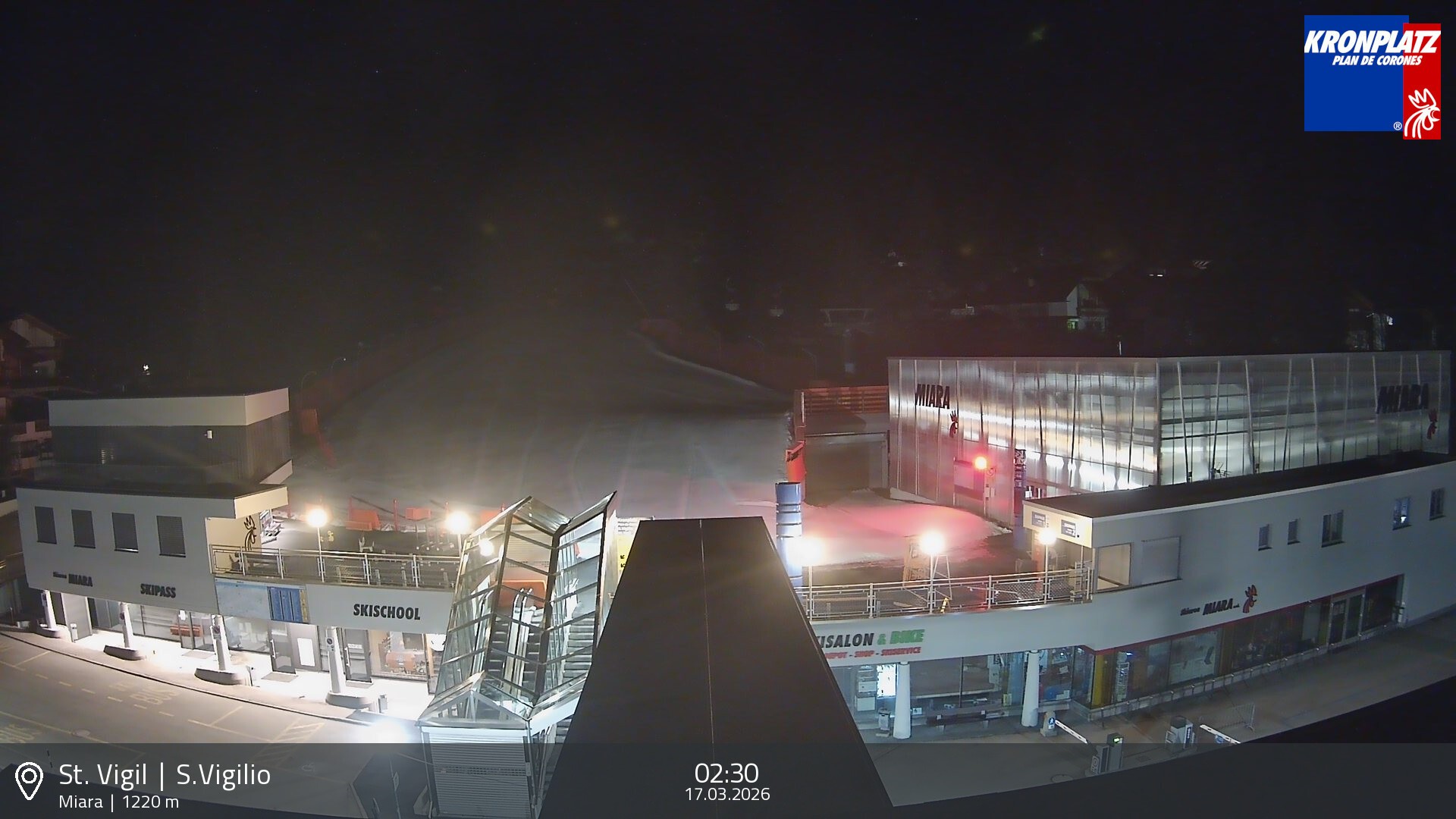 Archiv Foto Webcam Talstation Miara, Kronplatz