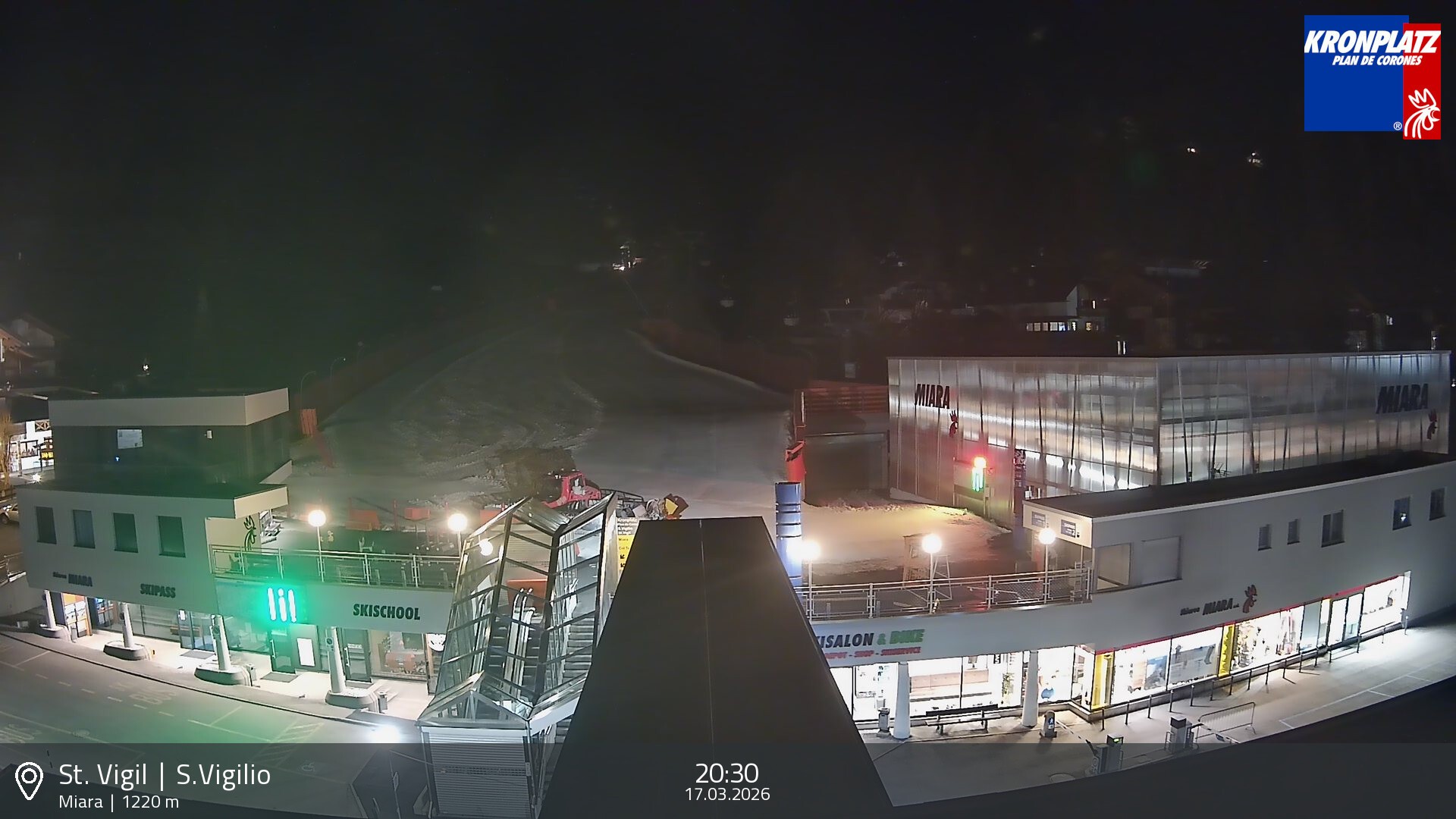 Archiv Foto Webcam Talstation Miara, Kronplatz