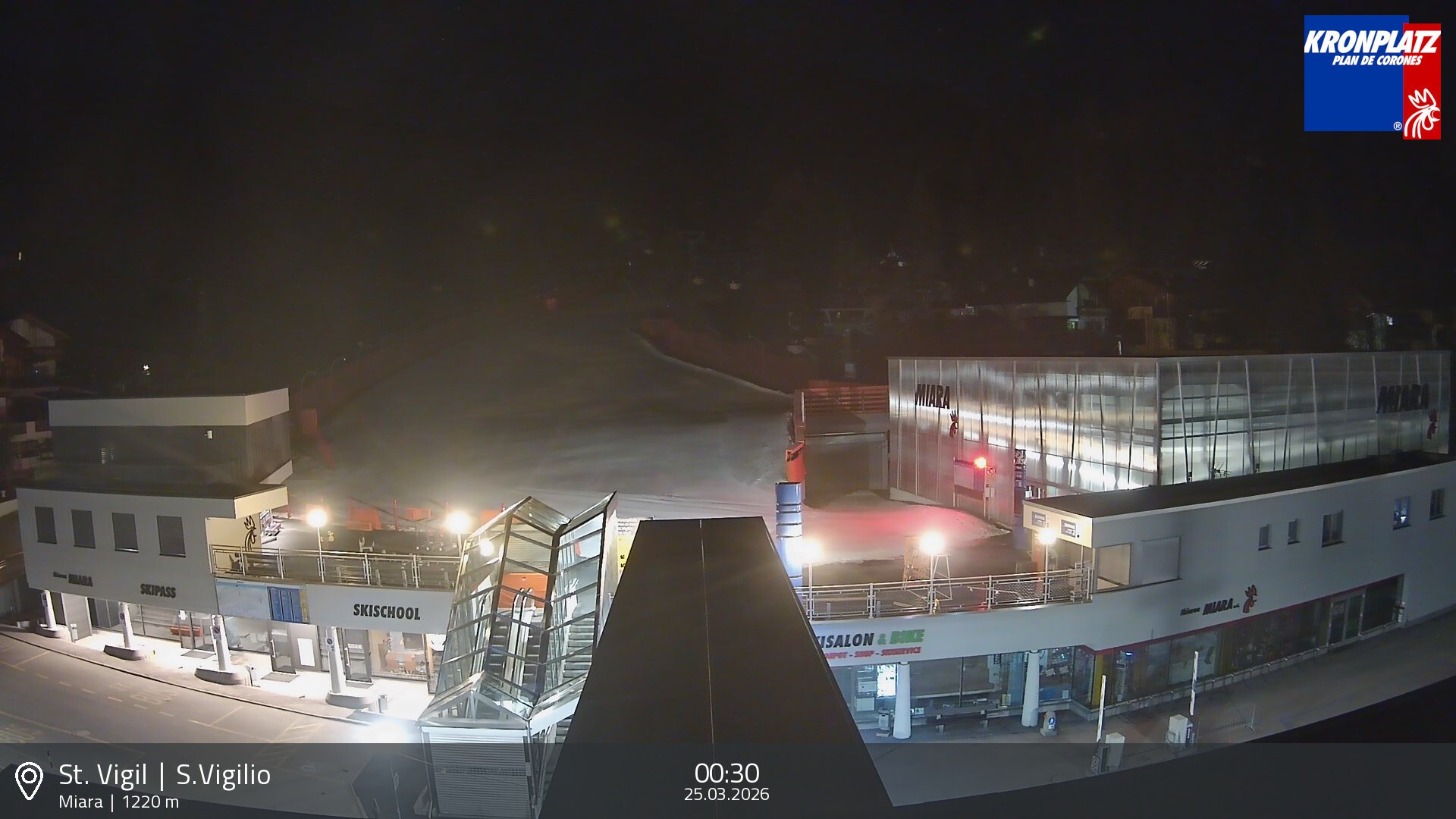 Archiv Foto Webcam Talstation Miara, Kronplatz