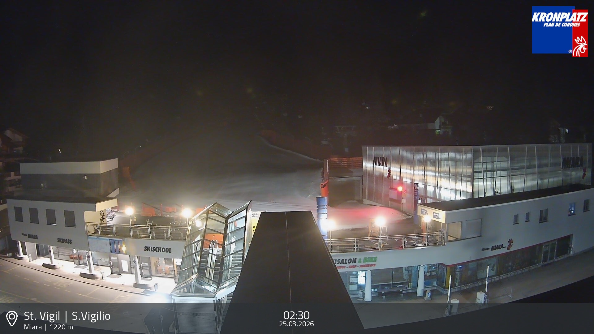 Archiv Foto Webcam Talstation Miara, Kronplatz