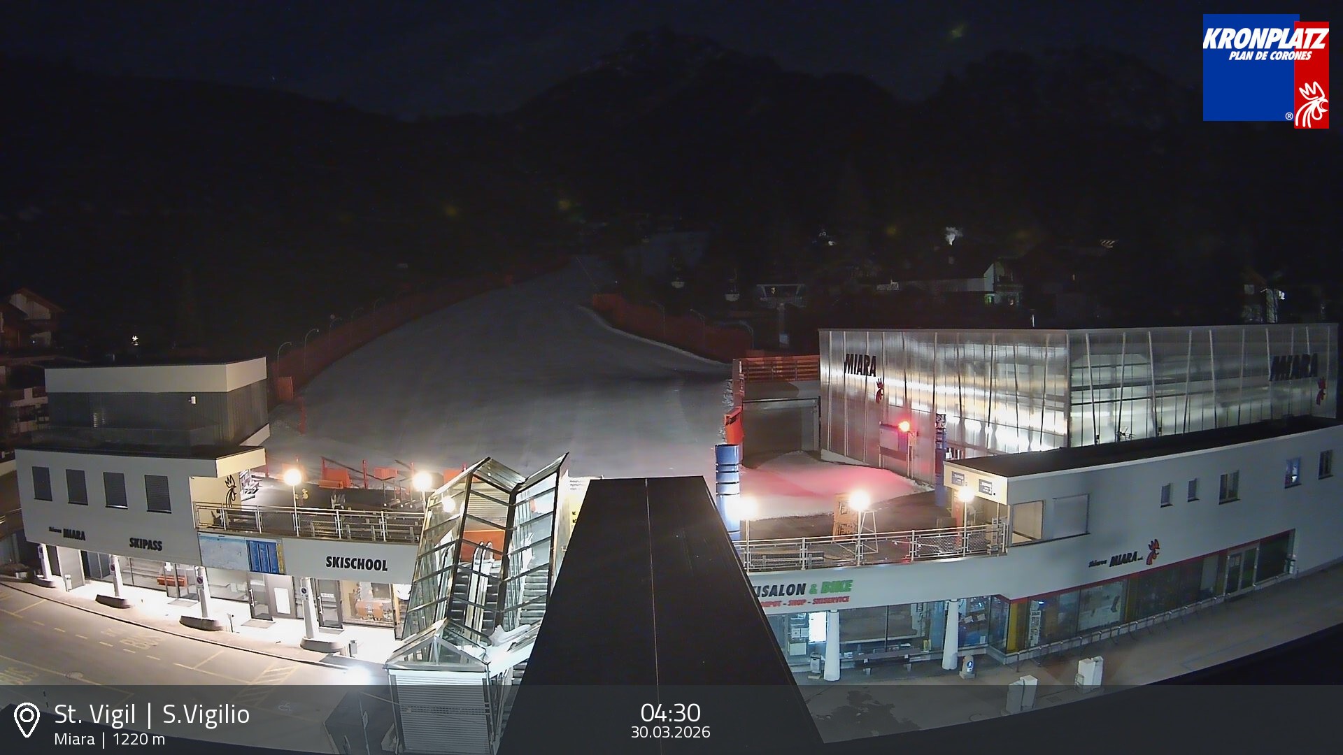 Archiv Foto Webcam Talstation Miara, Kronplatz