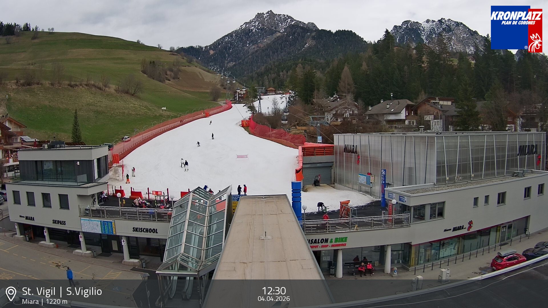 Archiv Foto Webcam Talstation Miara, Kronplatz