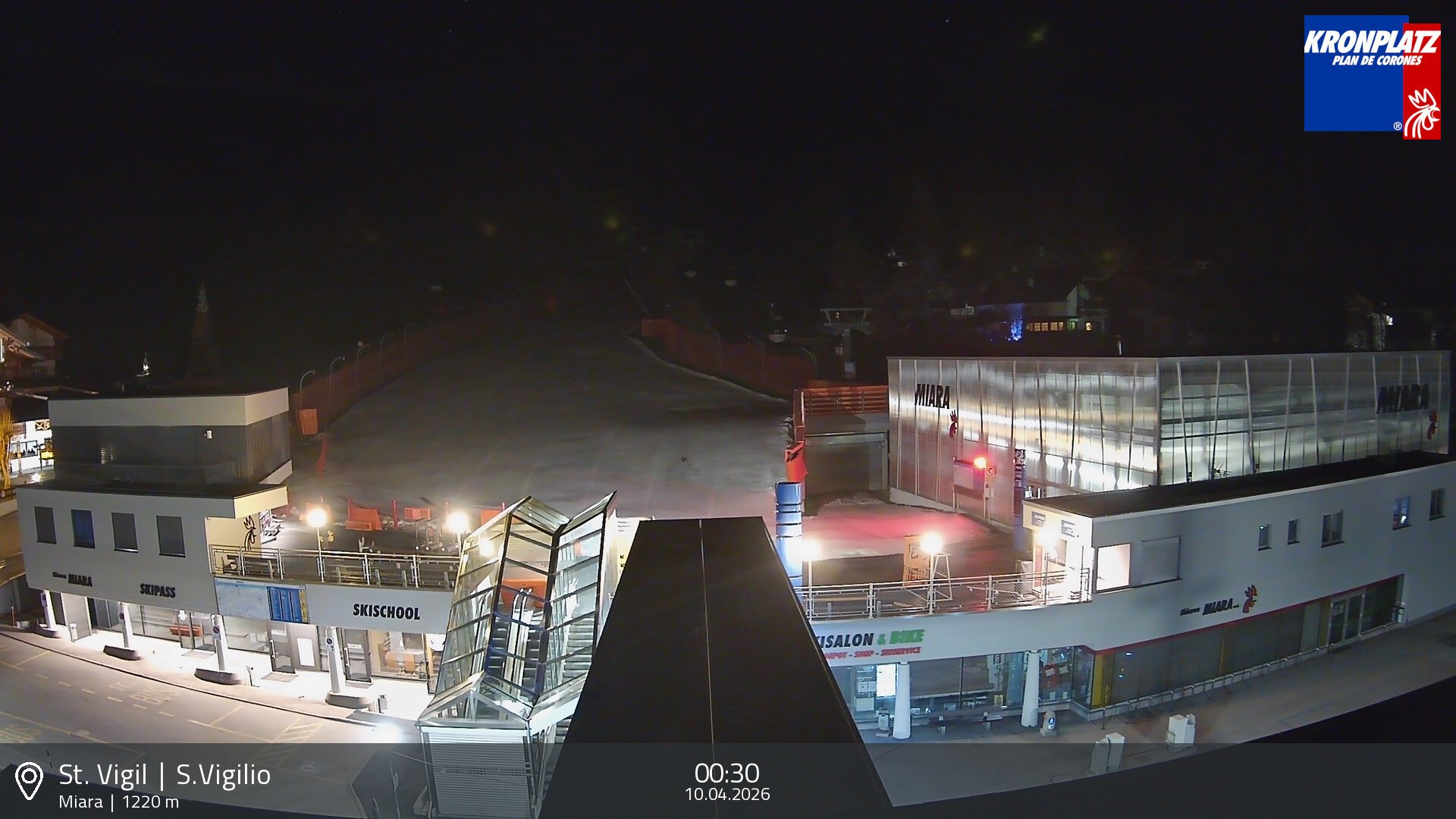 Archiv Foto Webcam Talstation Miara, Kronplatz