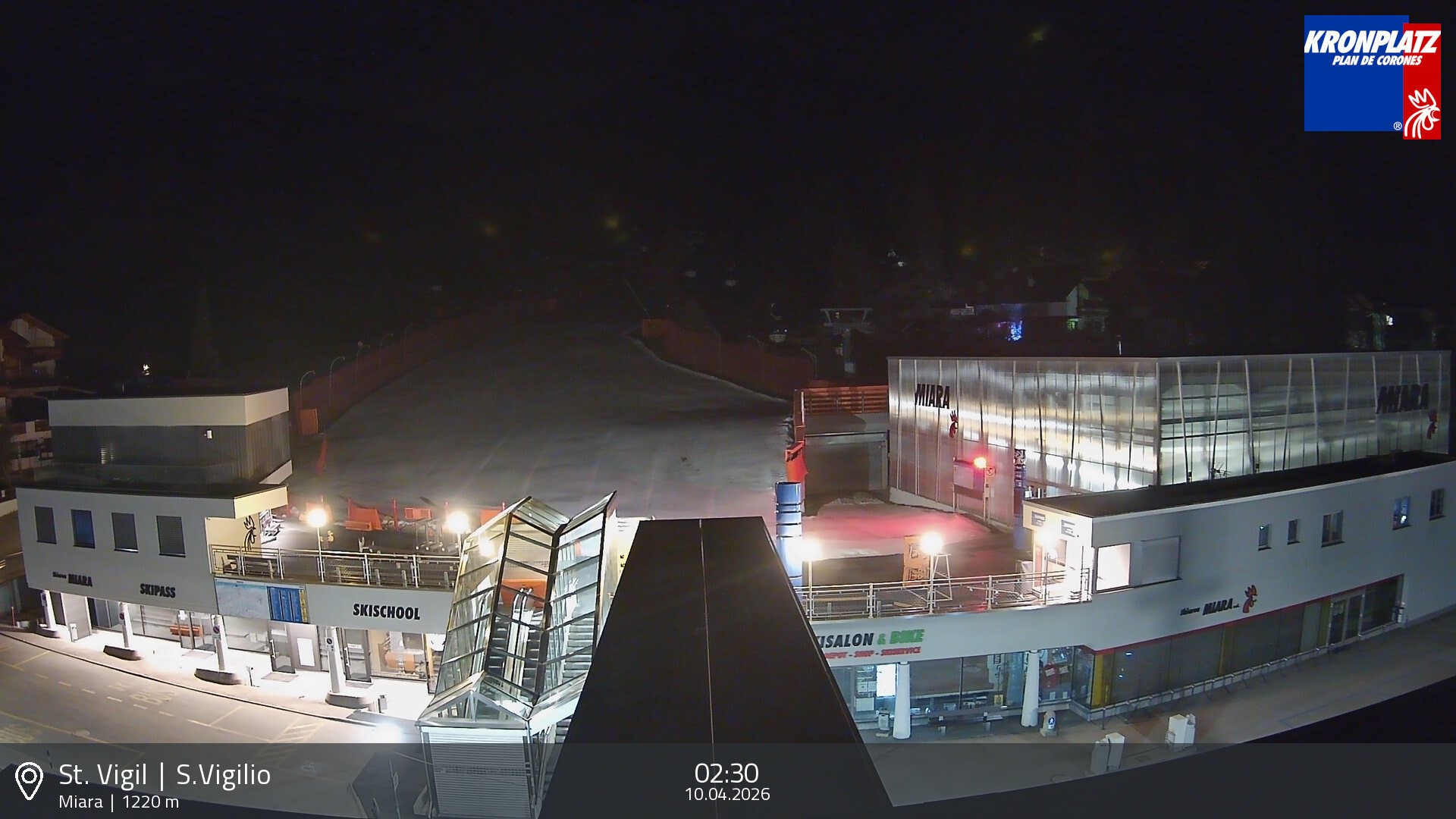 Archiv Foto Webcam Talstation Miara, Kronplatz