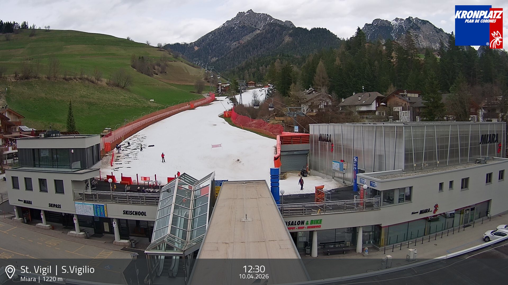 Archiv Foto Webcam Talstation Miara, Kronplatz