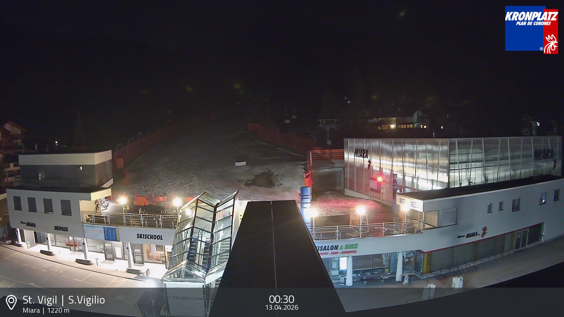 Archiv Foto Webcam Talstation Miara, Kronplatz