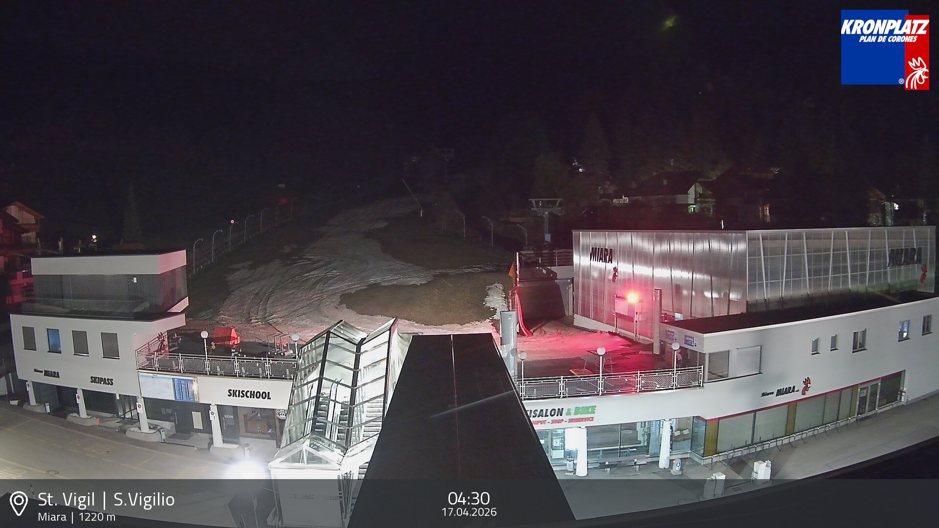 Archiv Foto Webcam Talstation Miara, Kronplatz